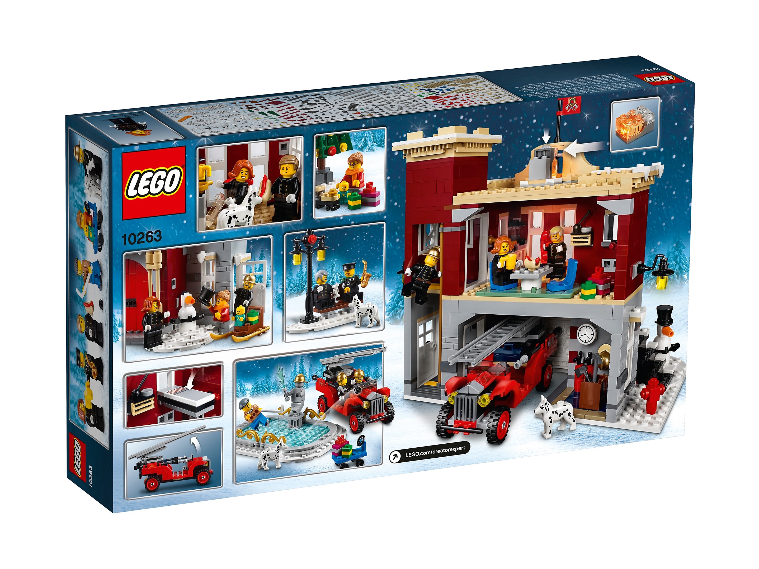 LEGO Creator Expert - Remiza strażacka w zimowej wiosce