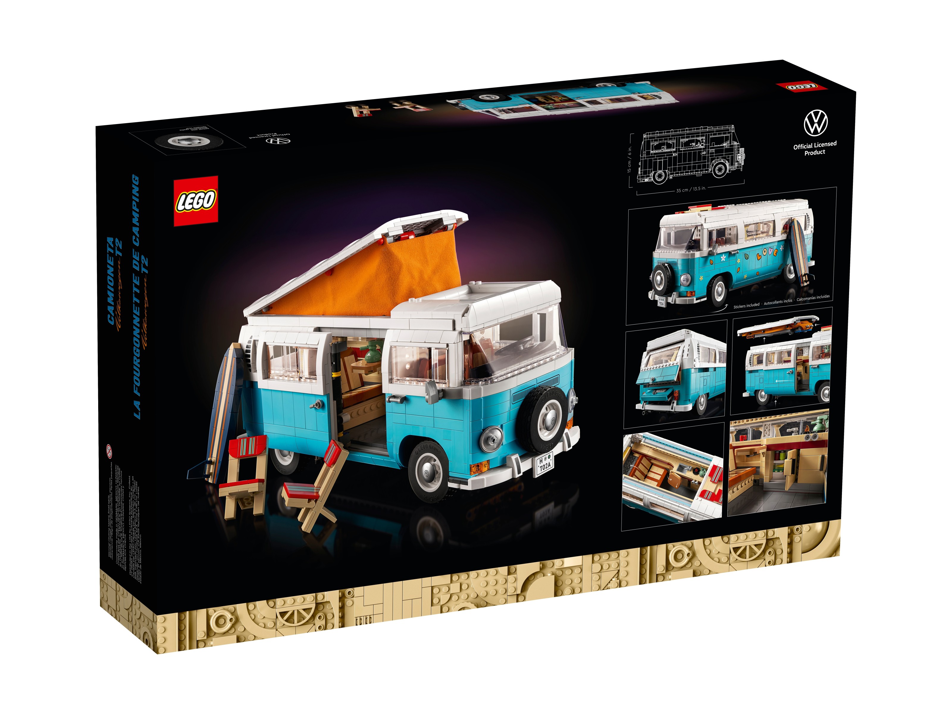 LEGO Icons - Mikrobus kempingowy Volkswagen T2