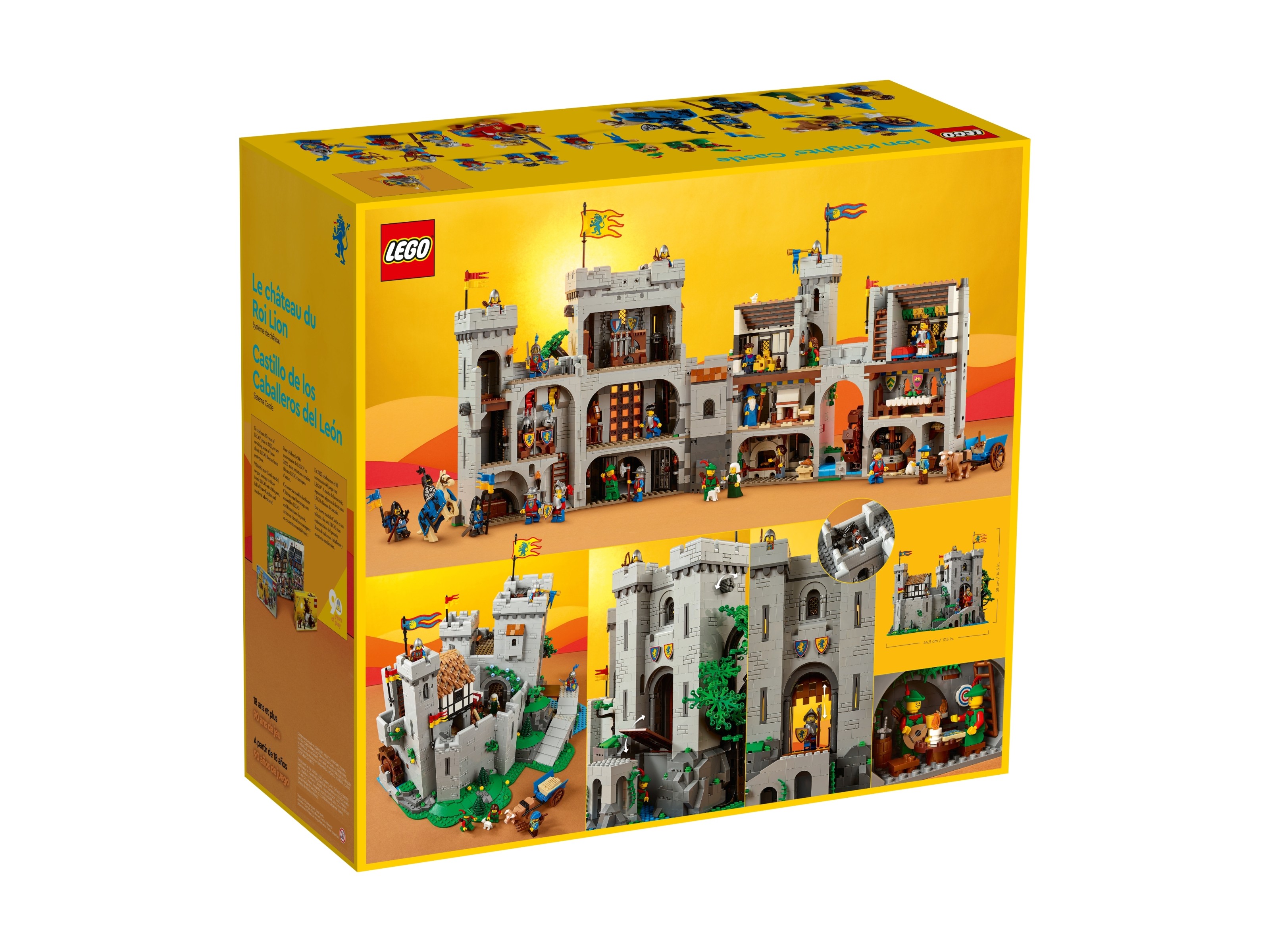 LEGO Icons - Zamek rycerzy herbu Lew