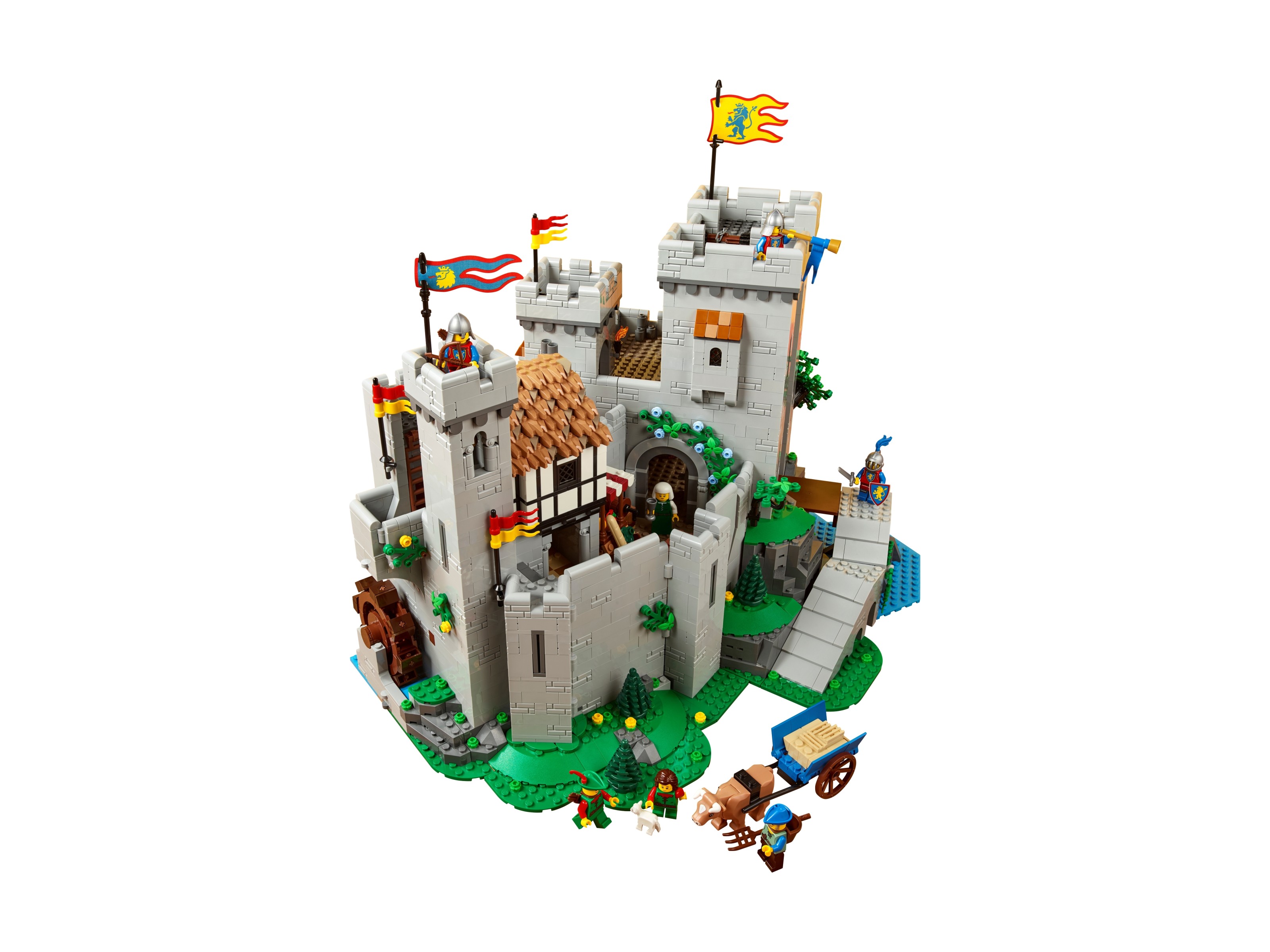 LEGO Icons - Zamek rycerzy herbu Lew