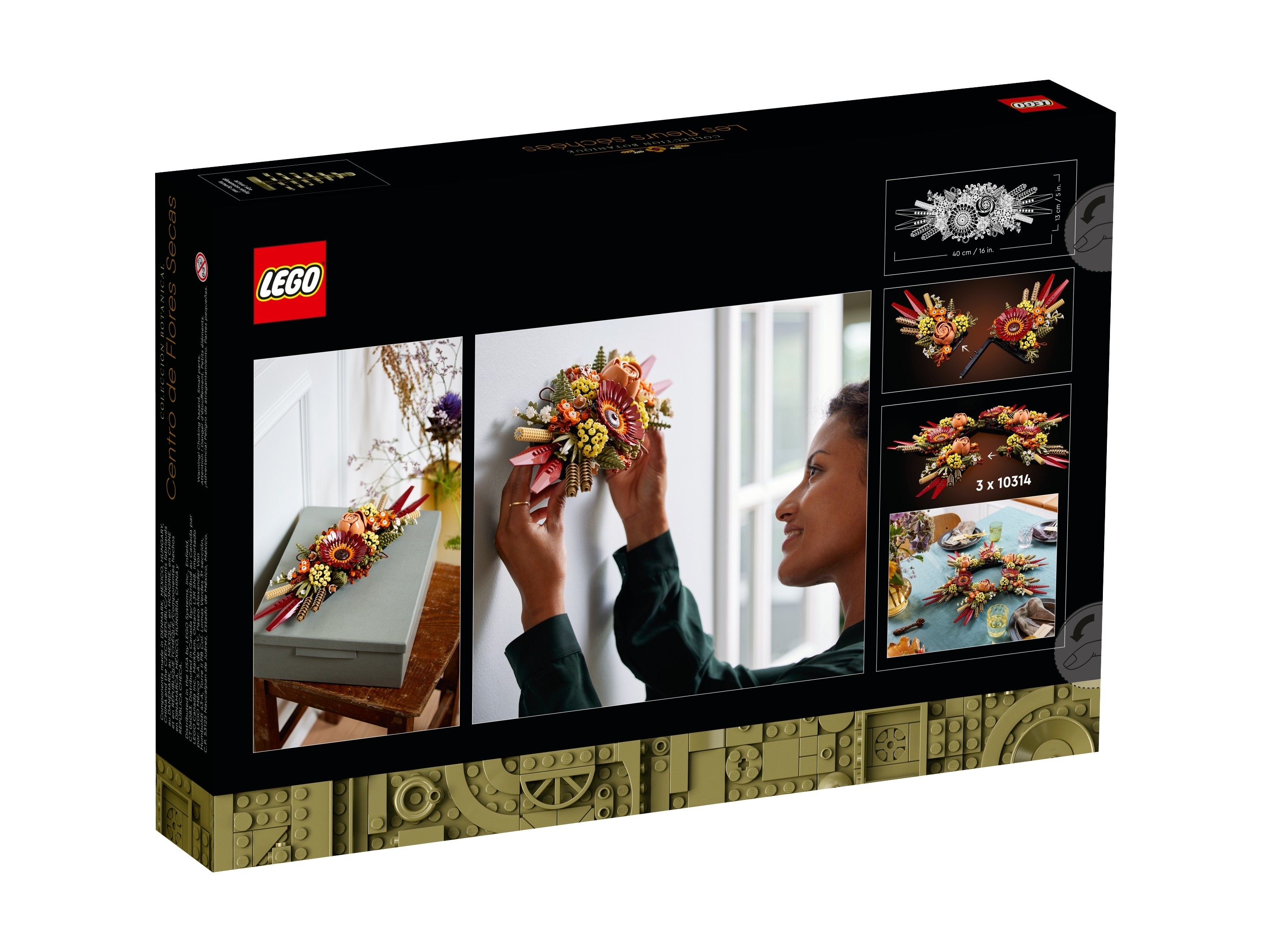 LEGO Botanicals - Stroik z suszonych kwiatów