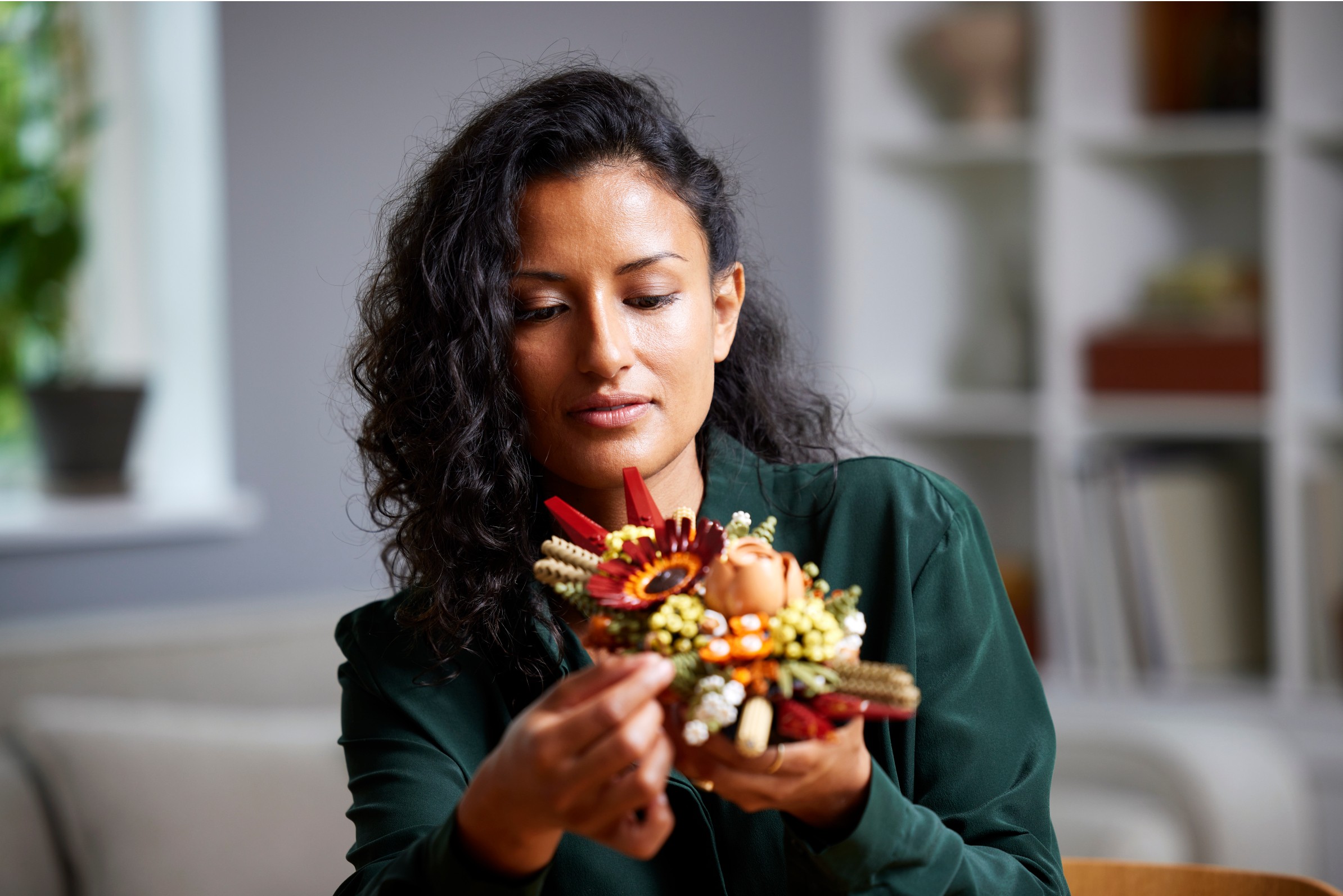 LEGO Botanicals - Stroik z suszonych kwiatów