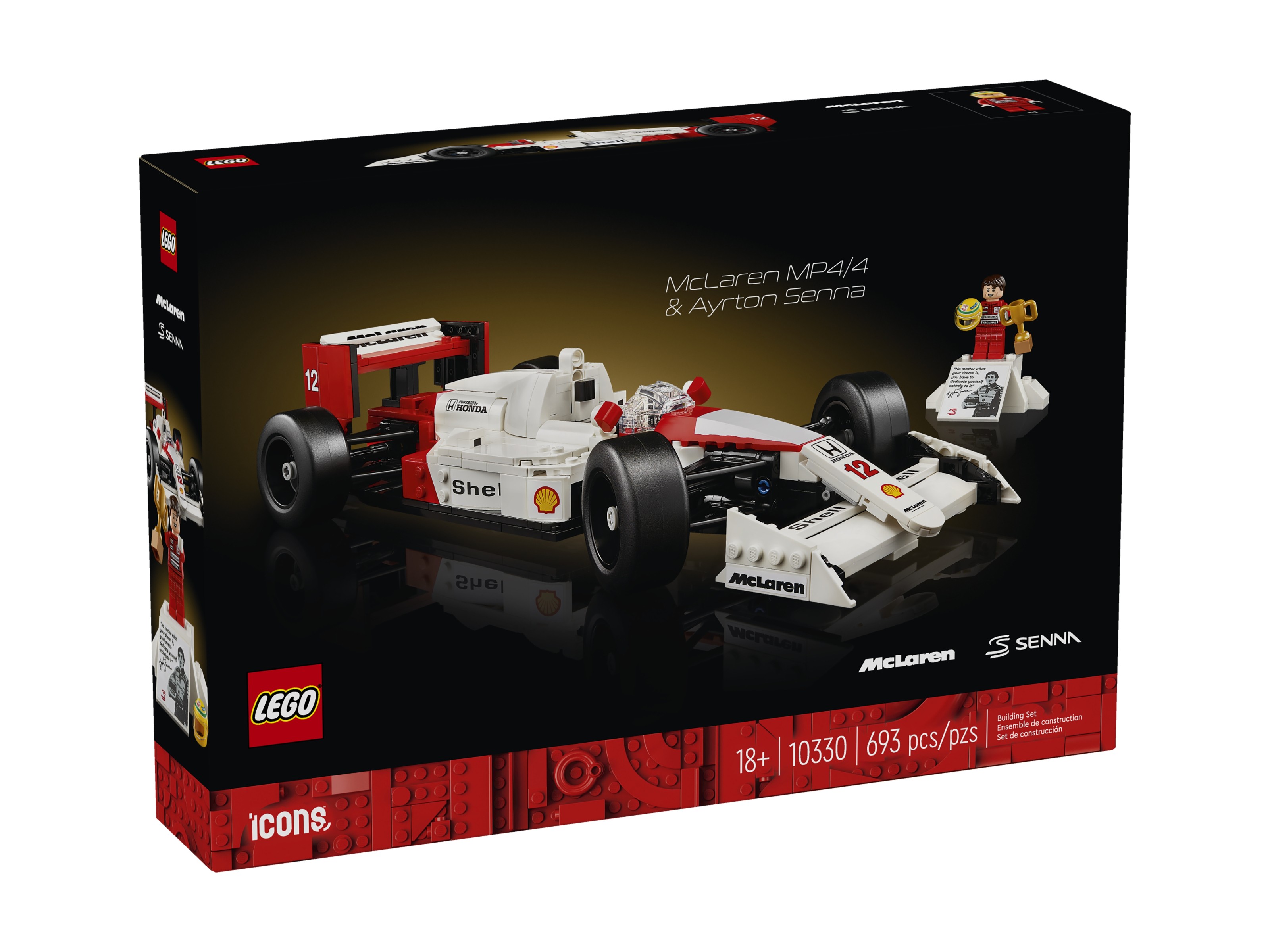 LEGO Icons - McLaren MP4/4 i Ayrton Senna