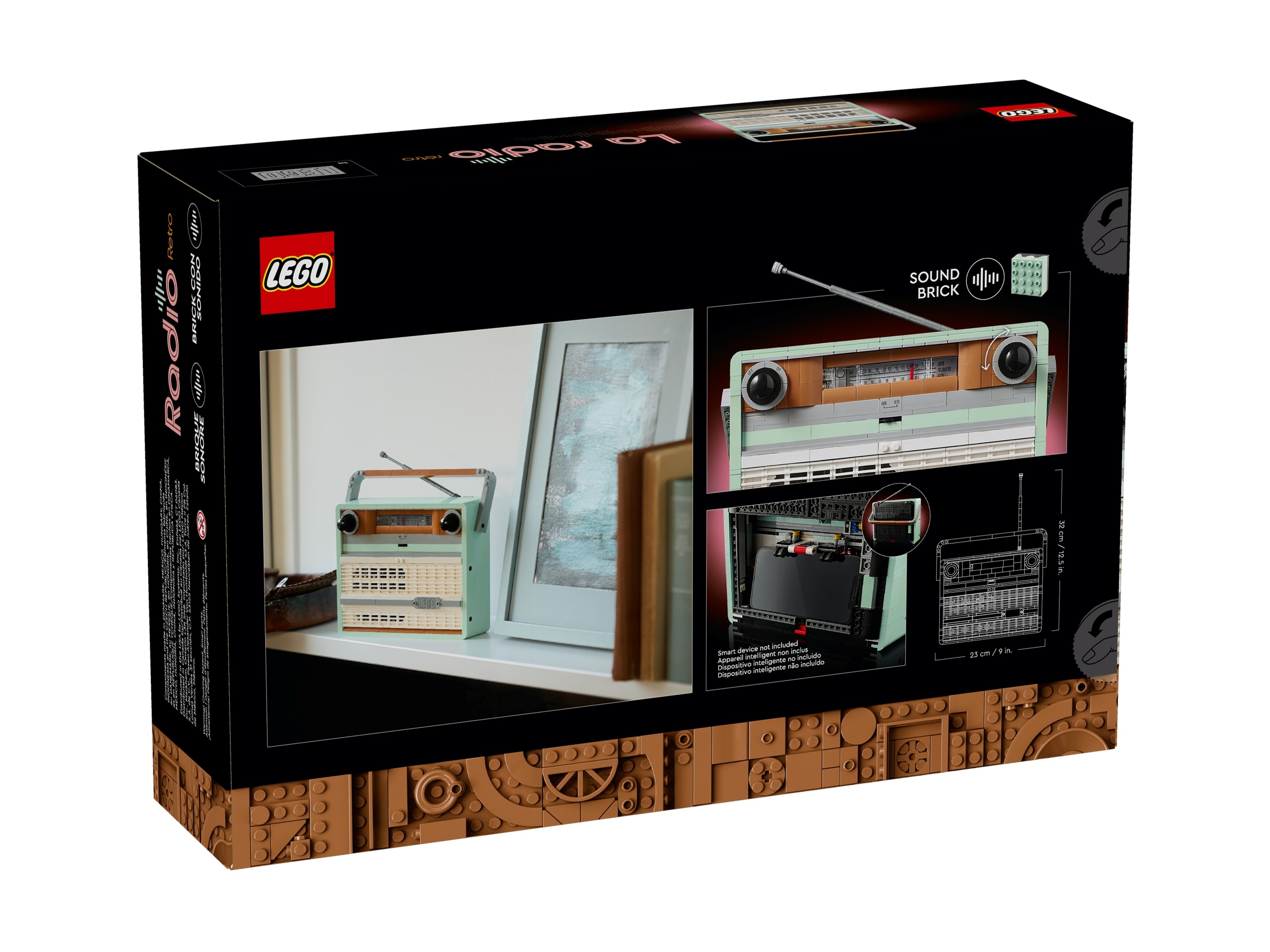 LEGO Icons - Radio w stylu retro