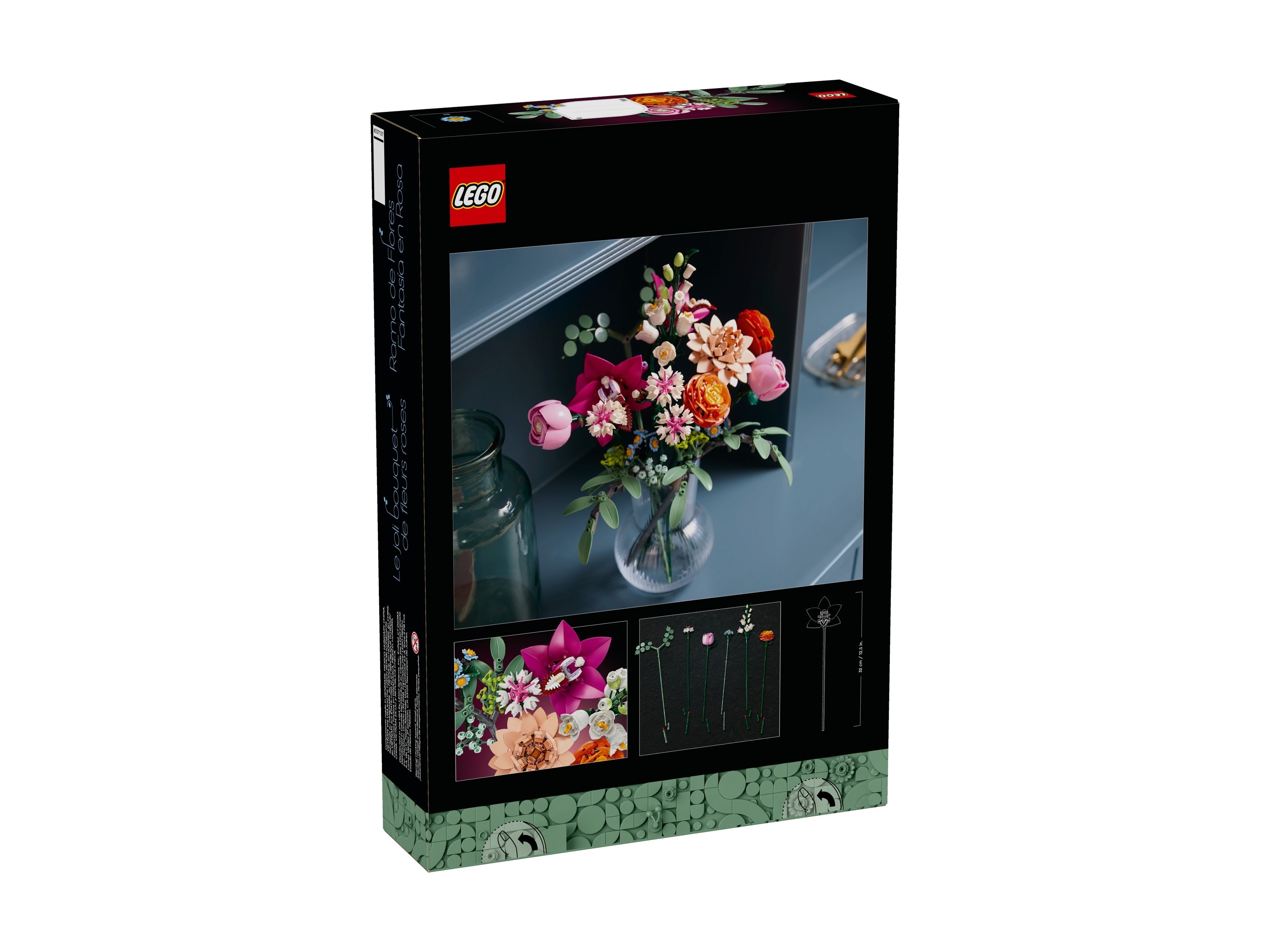LEGO Botanicals - Piękny bukiet różowych kwiatów