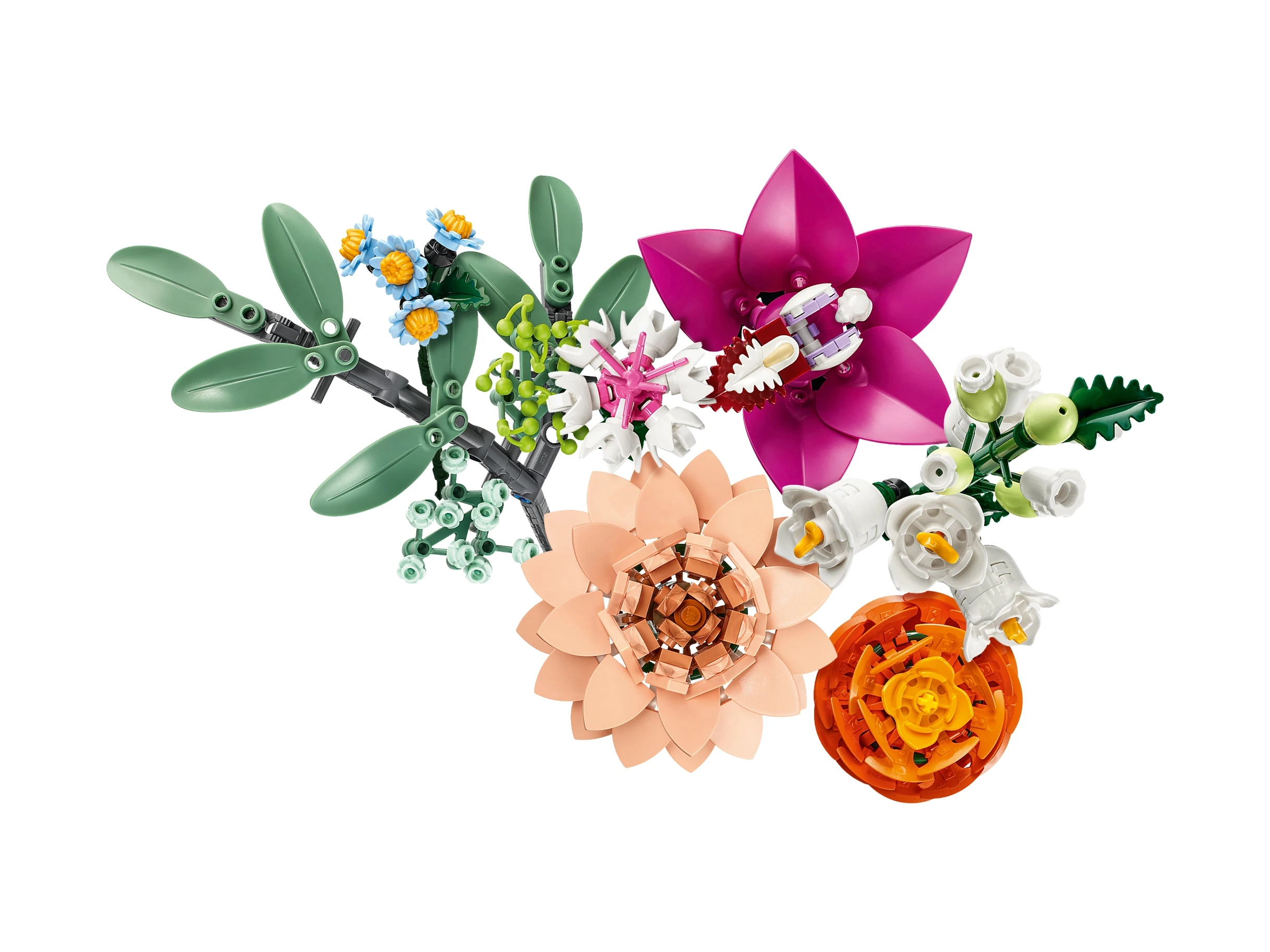 LEGO Botanicals - Piękny bukiet różowych kwiatów