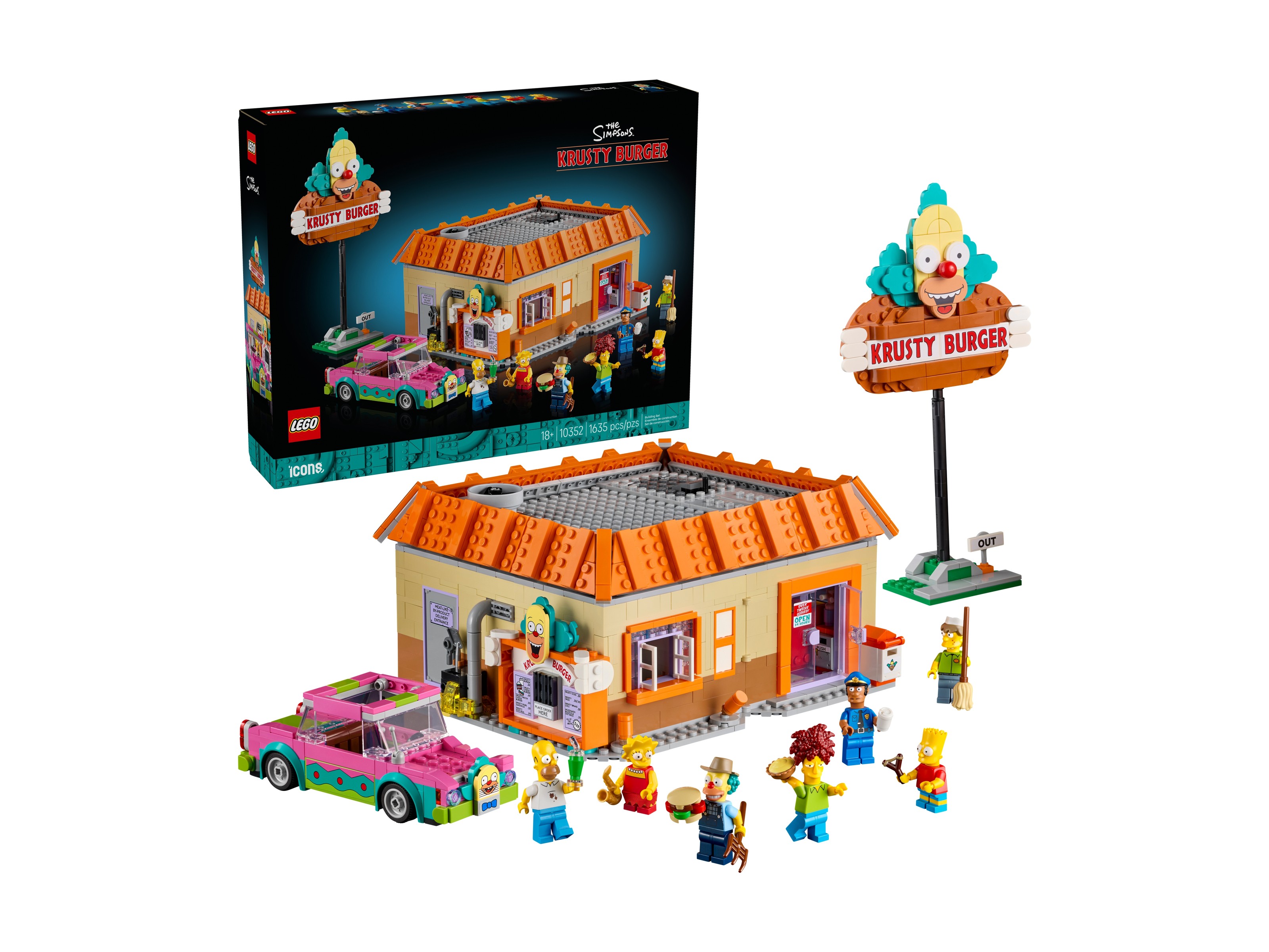 LEGO Icons - The Simpsons: Krusty Burger