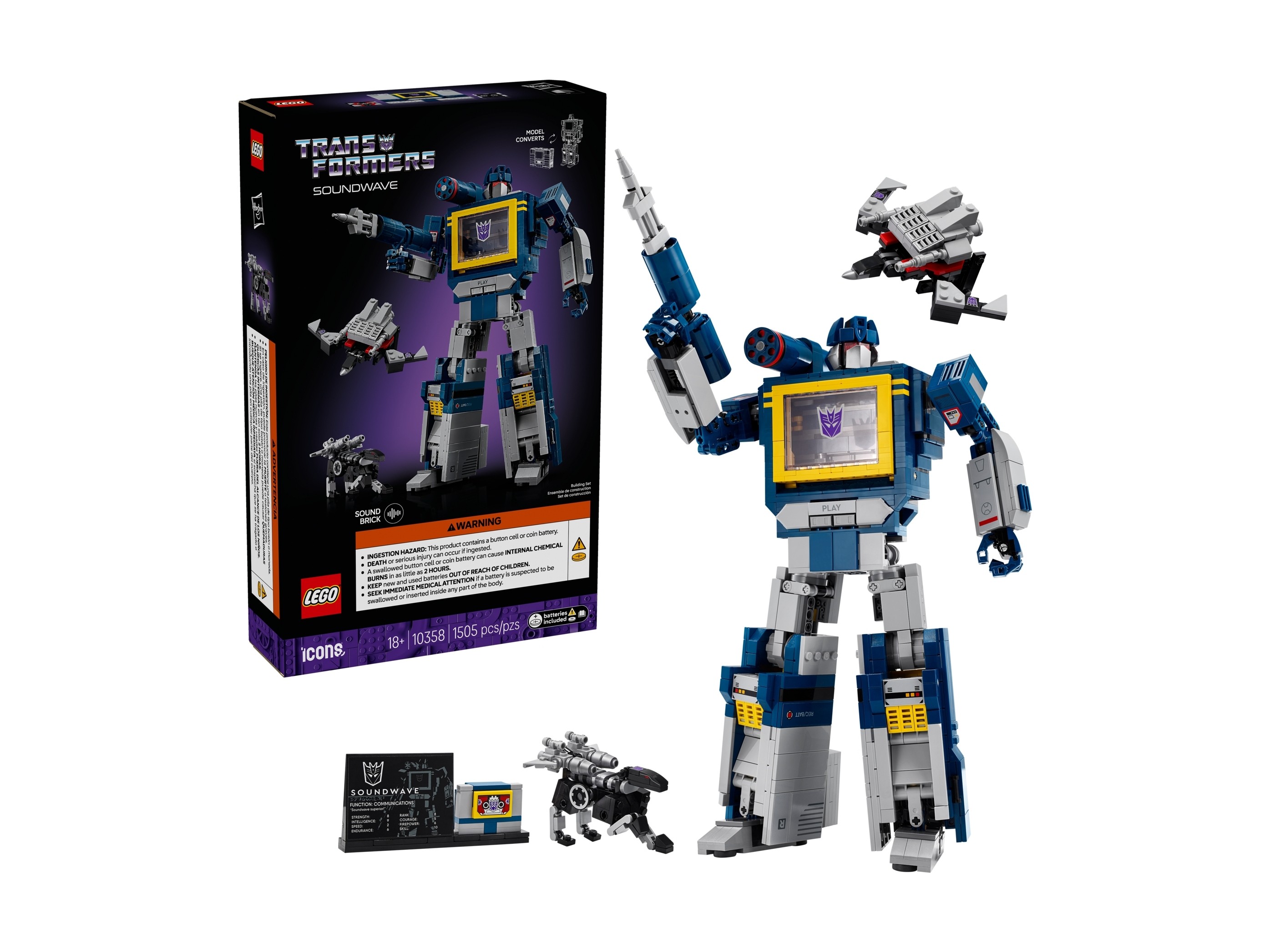 LEGO Icons - Transformers: Soundwave