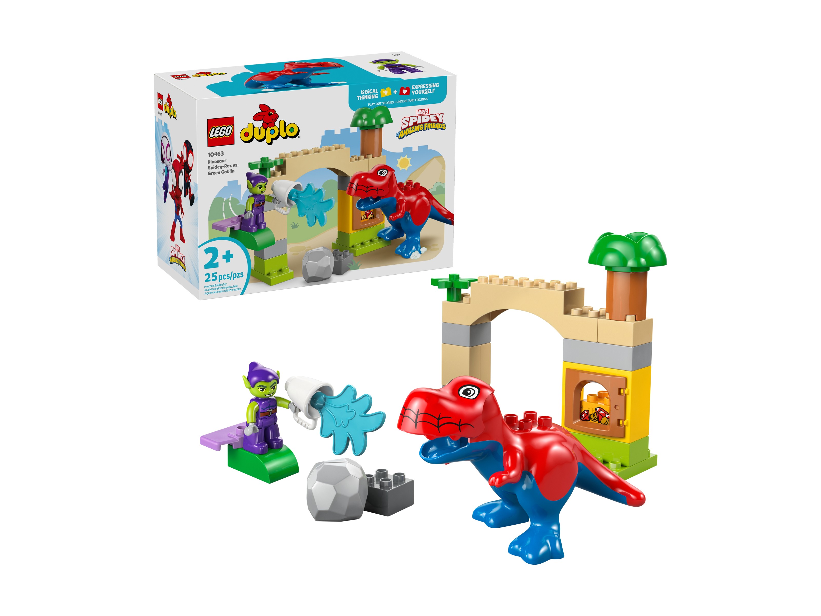 LEGO Duplo - Dinozaur Spidey-Rex i Zielony Goblin