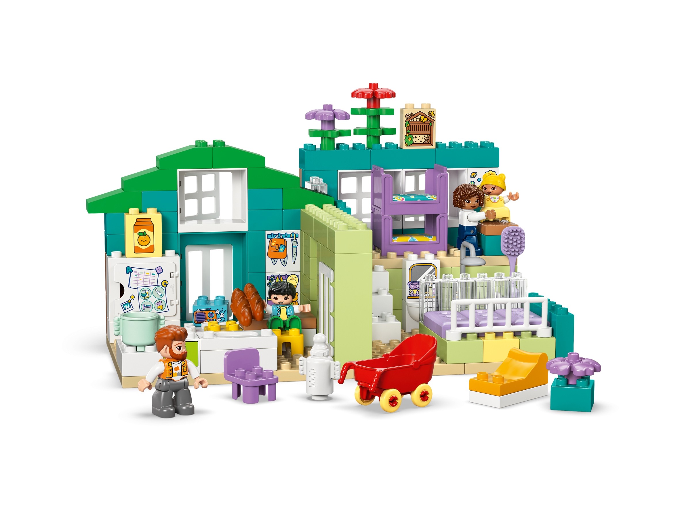 LEGO Duplo - Nowoczesny dom rodzinny 3 w 1 z figurkami