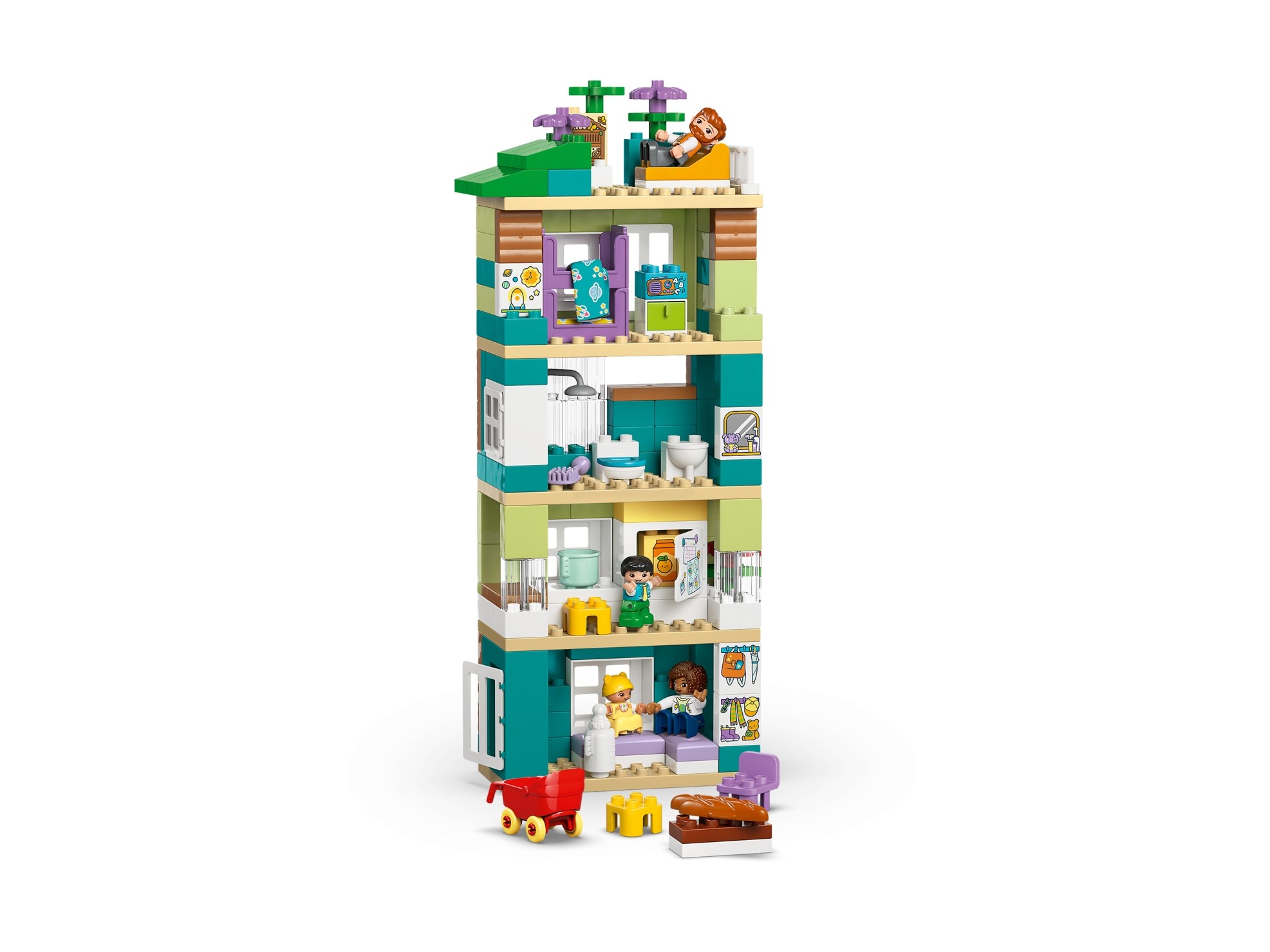 LEGO Duplo - Nowoczesny dom rodzinny 3 w 1 z figurkami