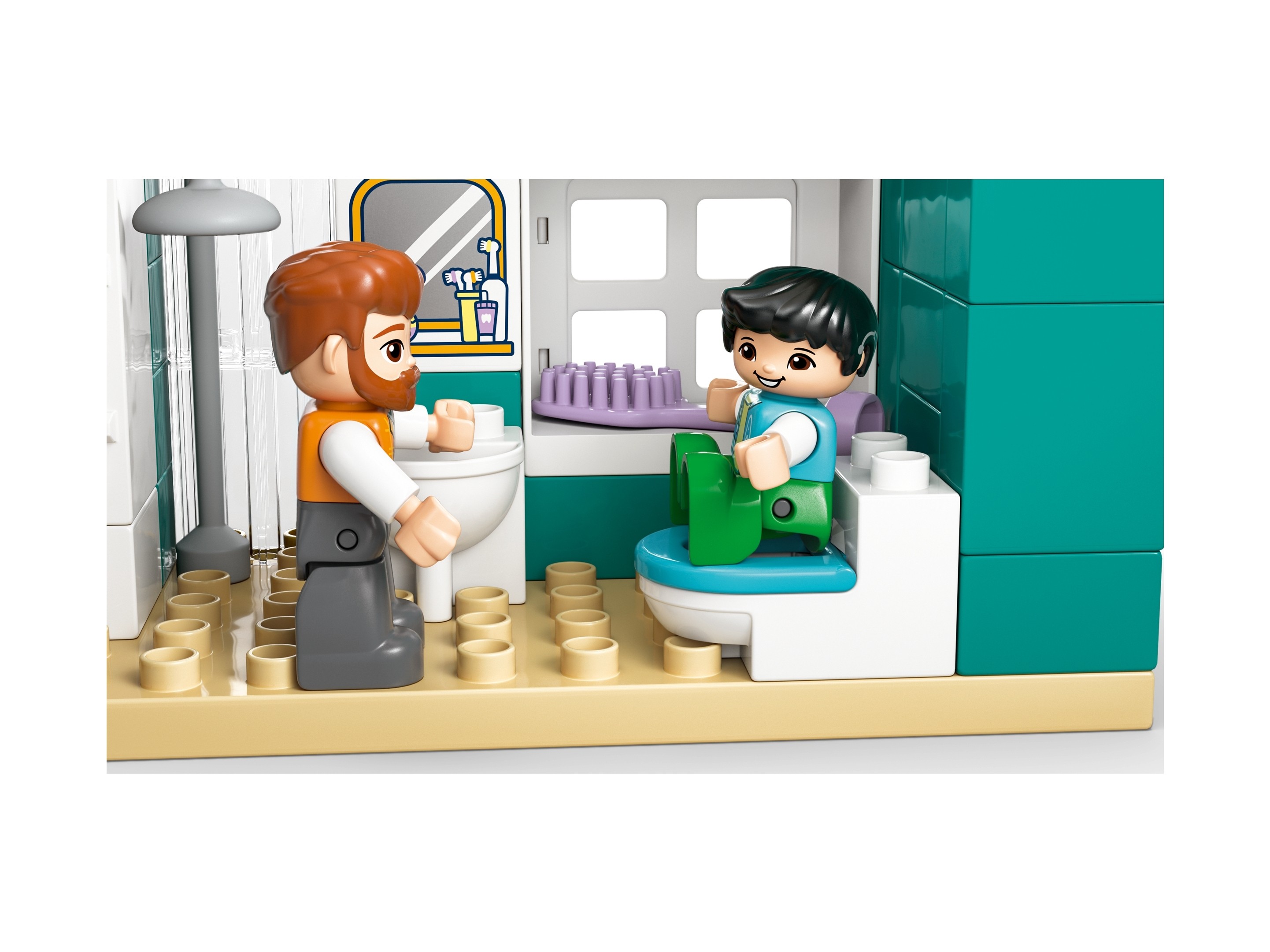 LEGO Duplo - Nowoczesny dom rodzinny 3 w 1 z figurkami