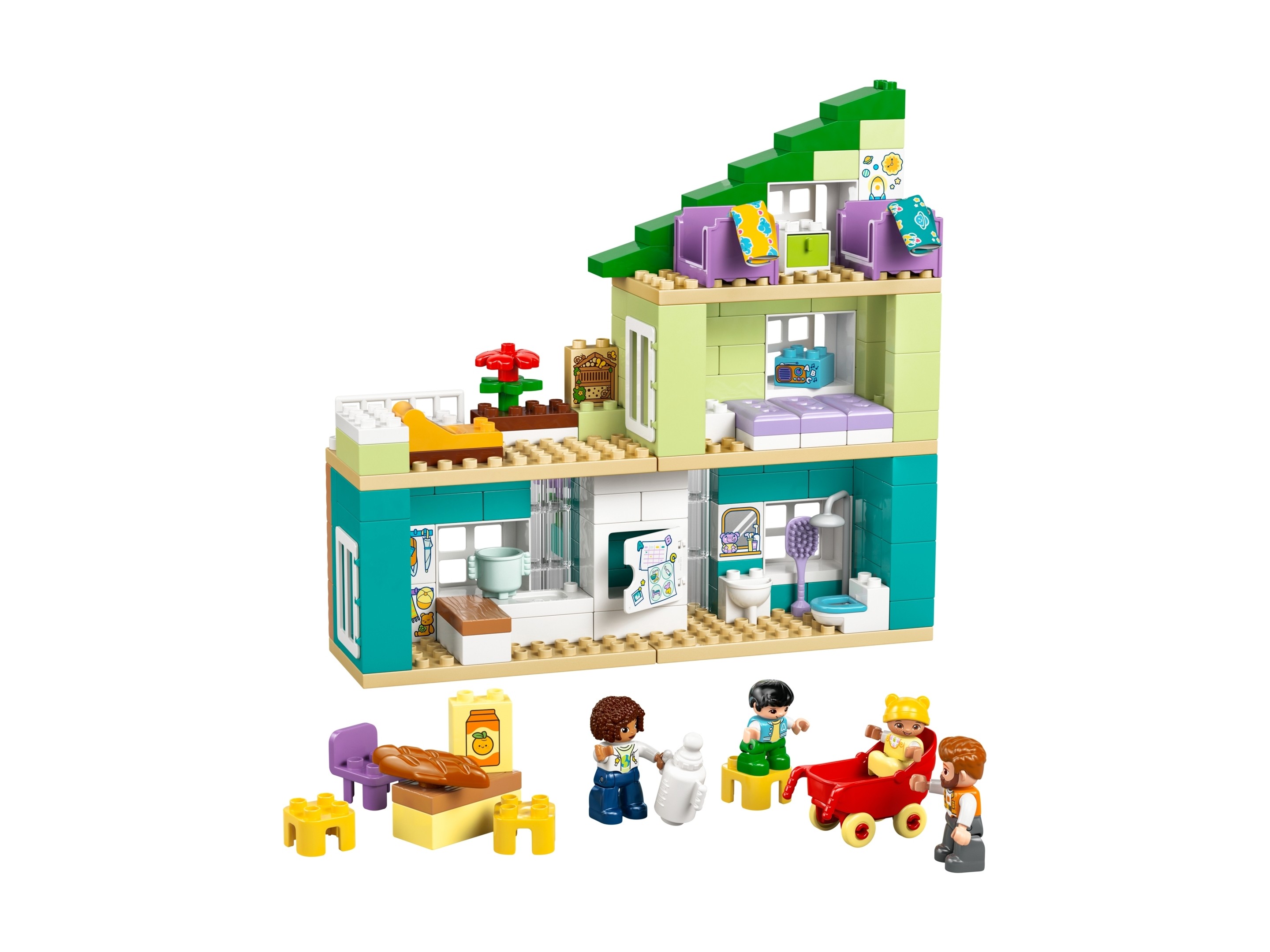 LEGO Duplo - Nowoczesny dom rodzinny 3 w 1 z figurkami