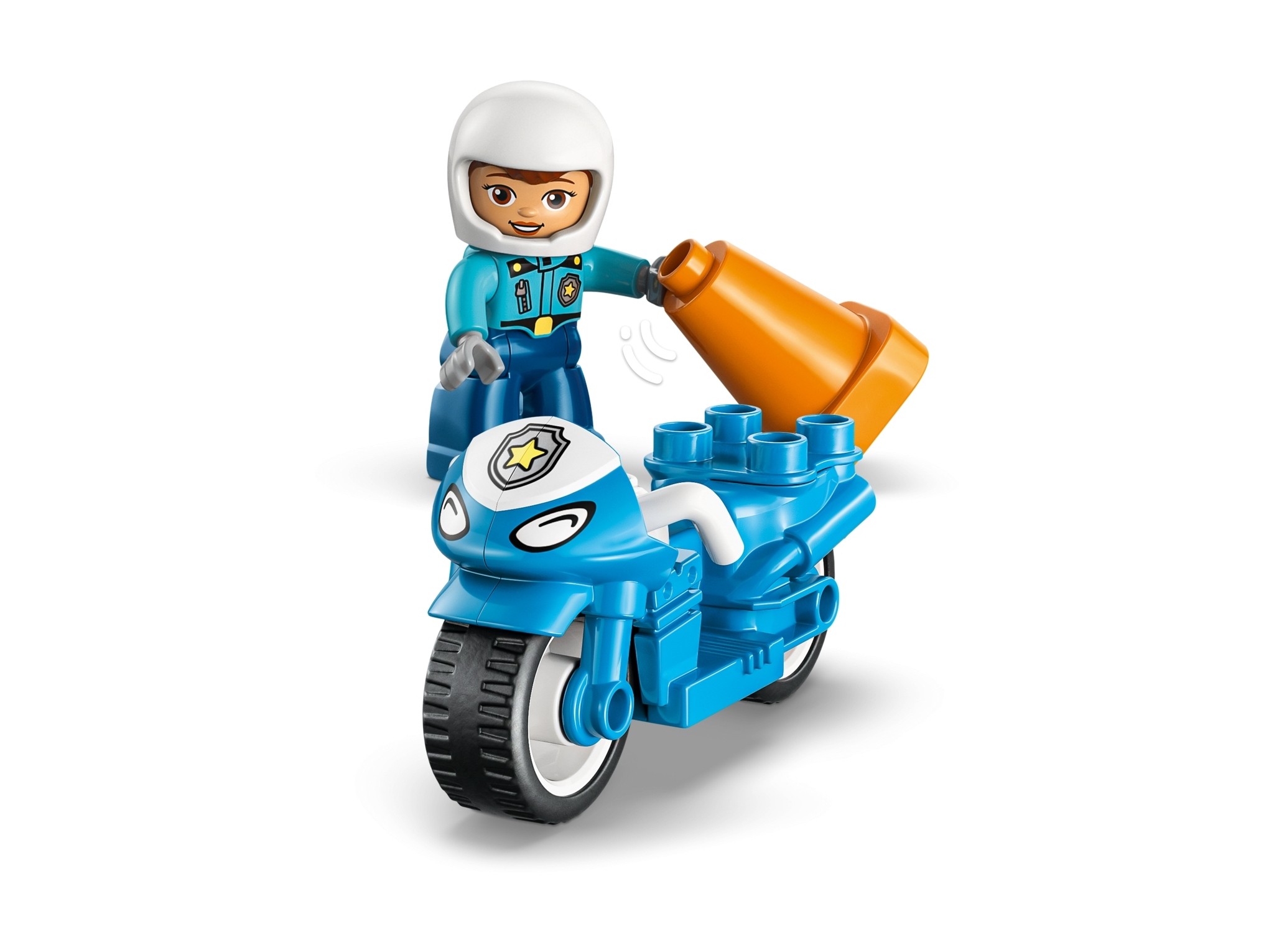 LEGO Duplo - Niebieski motocykl policyjny