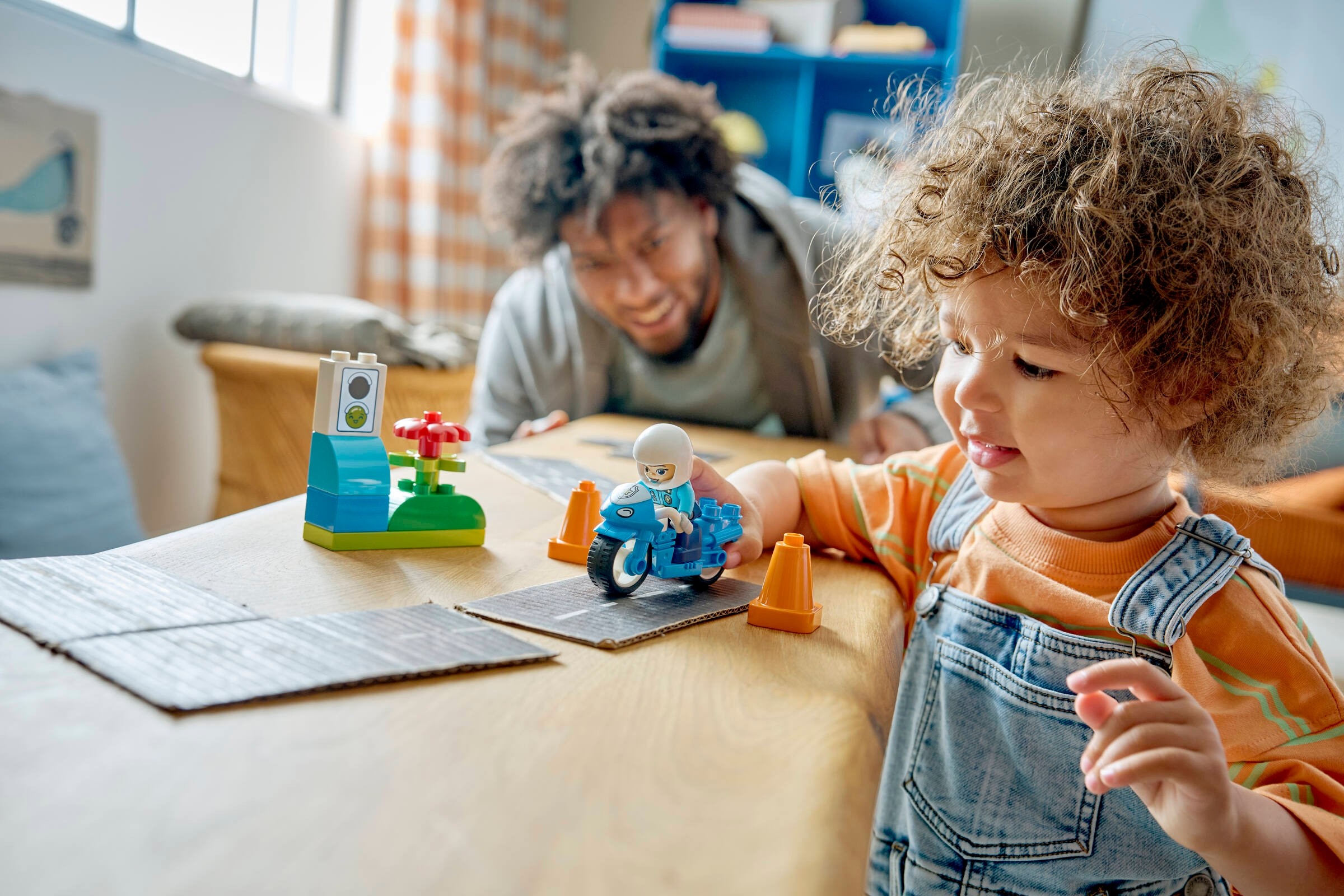 LEGO Duplo - Niebieski motocykl policyjny