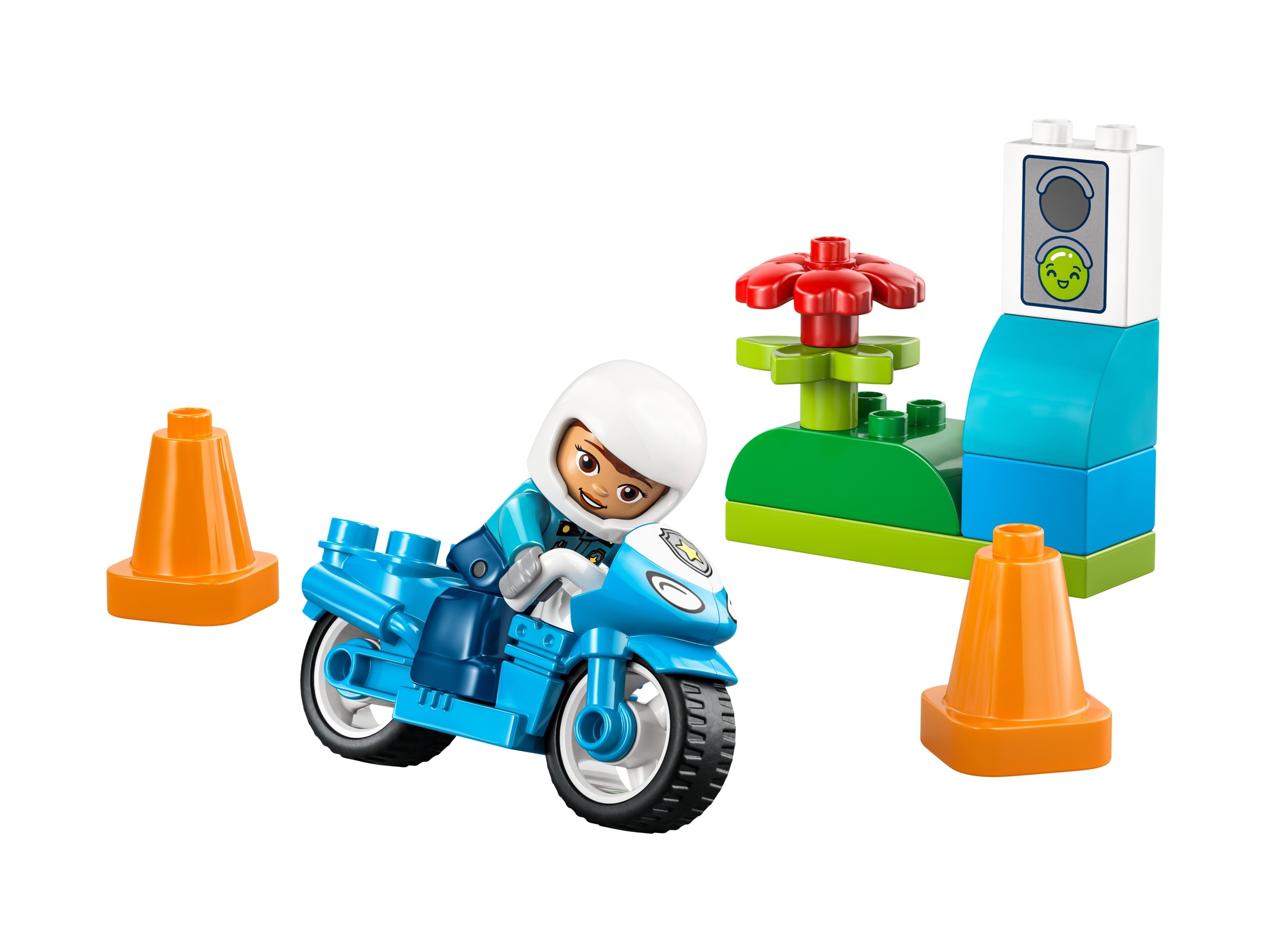 LEGO Duplo - Niebieski motocykl policyjny