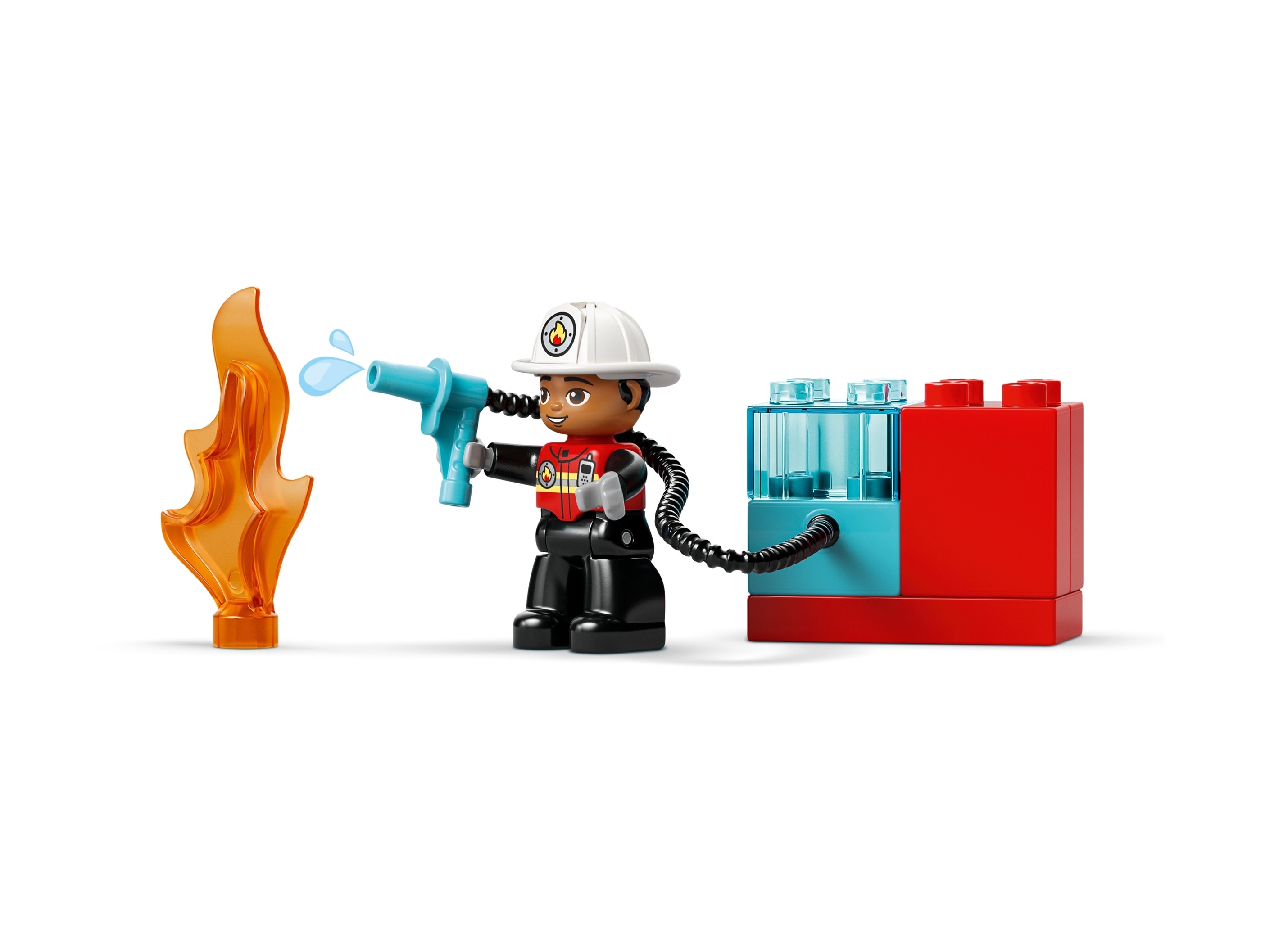 LEGO Duplo - Wóz strażacki z wężem i strażakiem