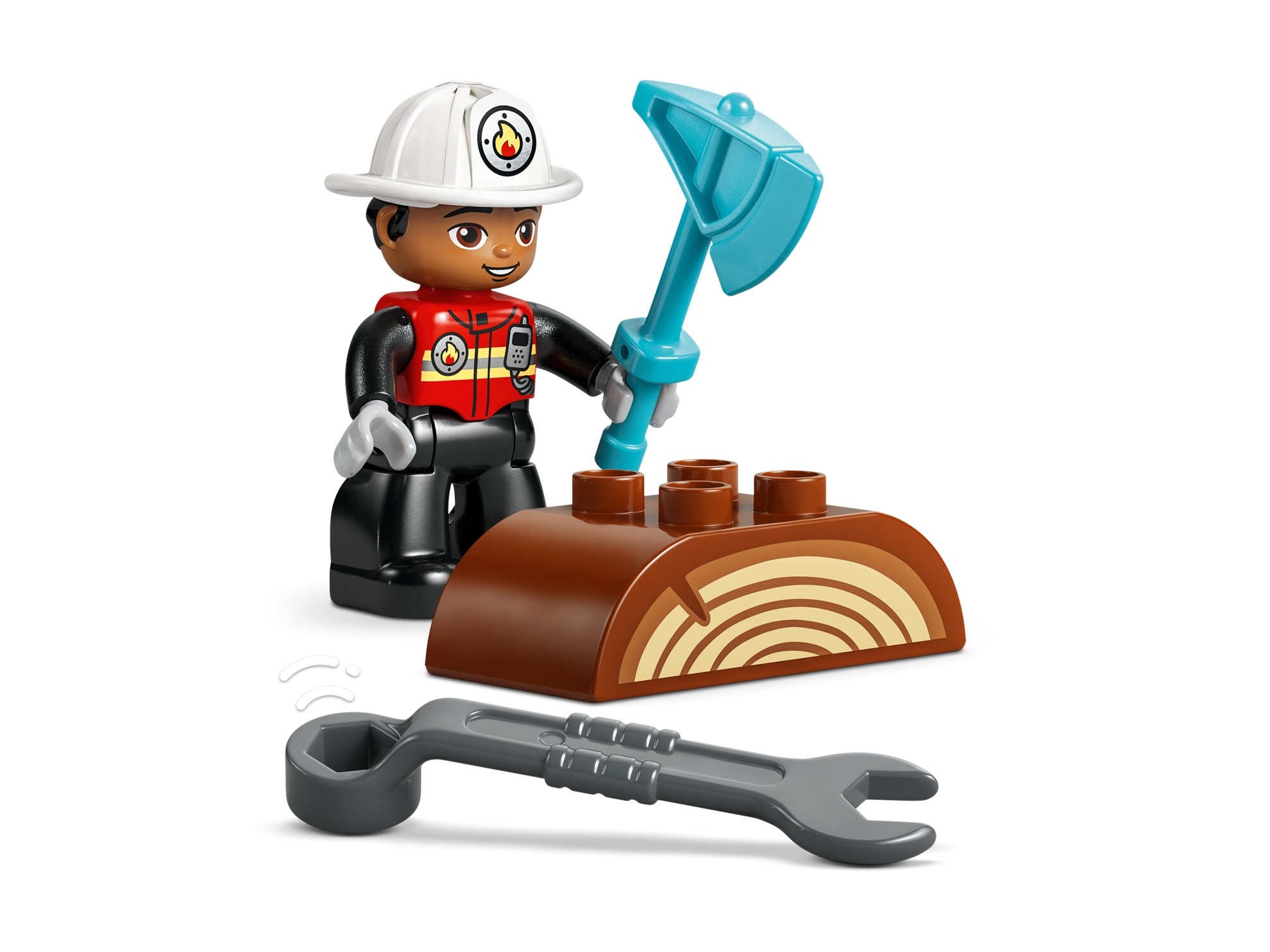 LEGO Duplo - Wóz strażacki z wężem i strażakiem