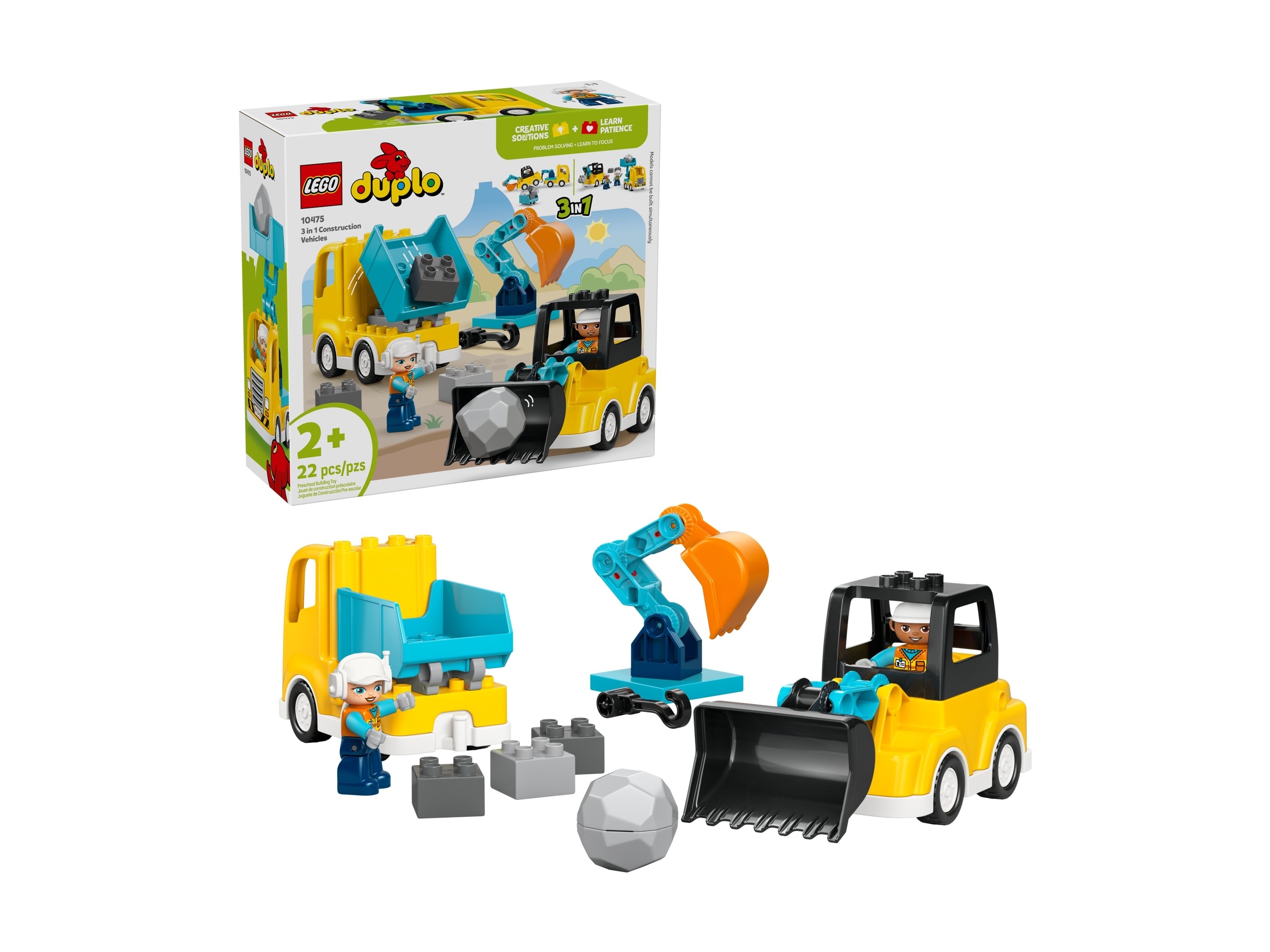LEGO Duplo - Maszyny budowlane 3 w 1