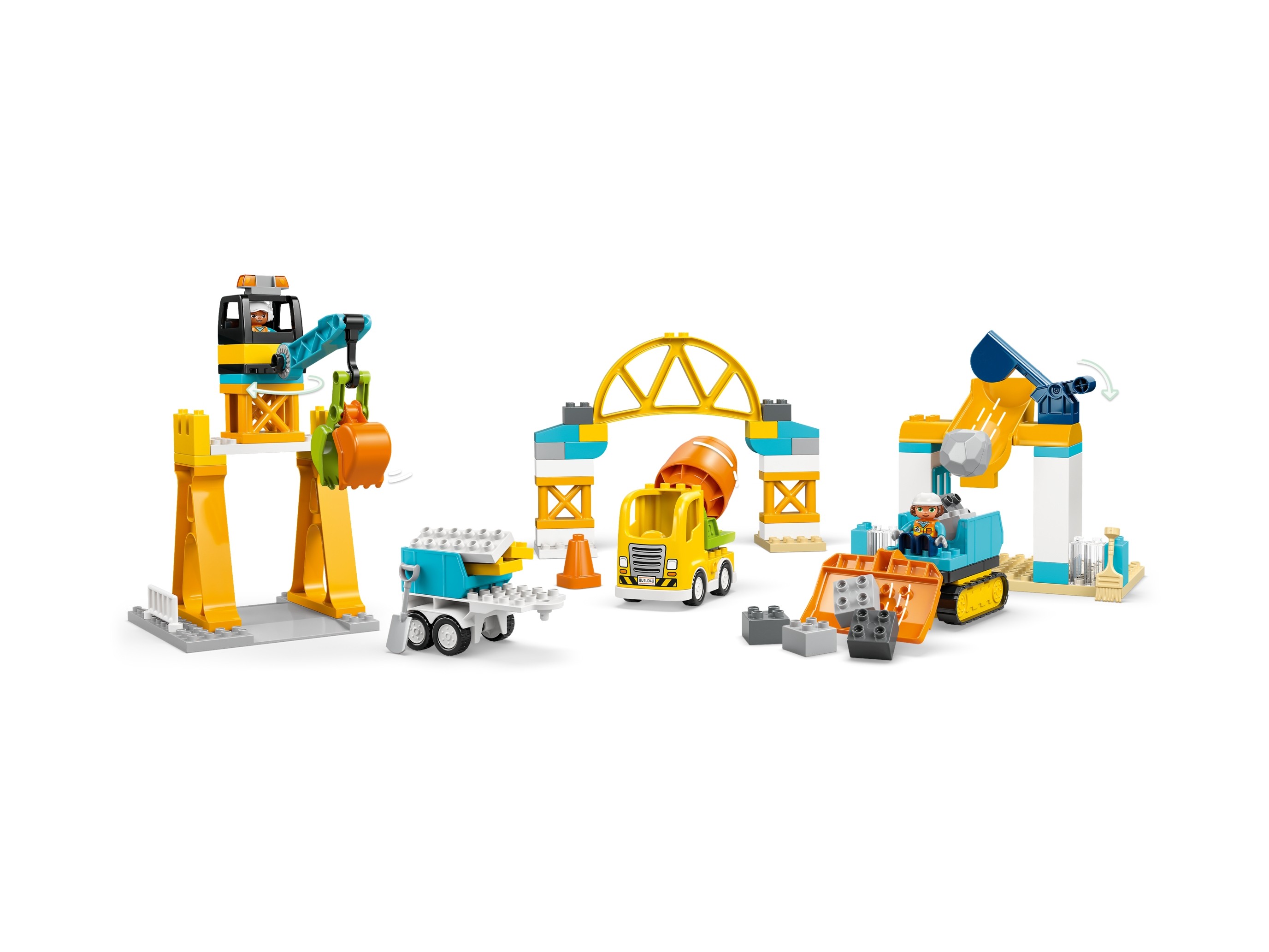 LEGO Duplo - Plac budowy z pojazdami 3 w 1