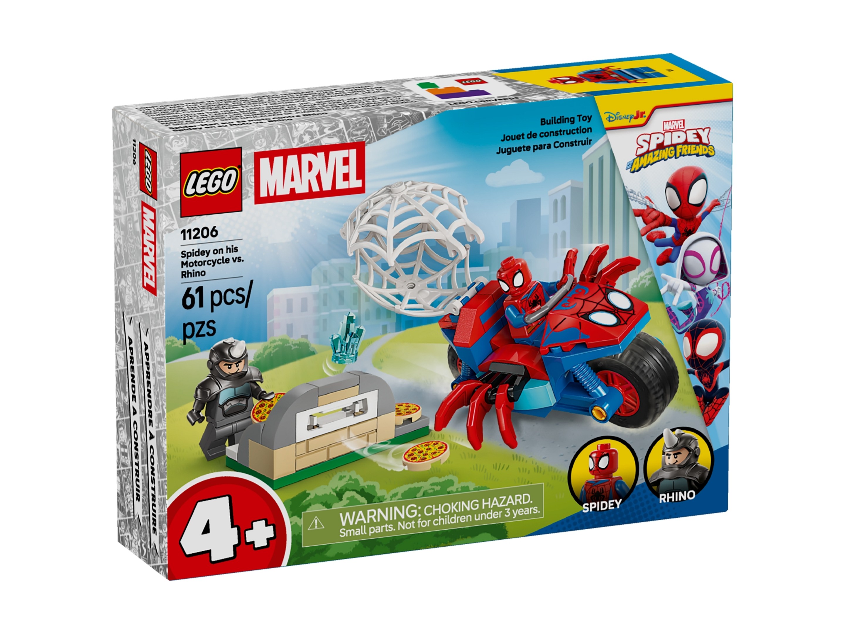 LEGO Super Heroes Marvel - Spidey na motocyklu kontra Rhino