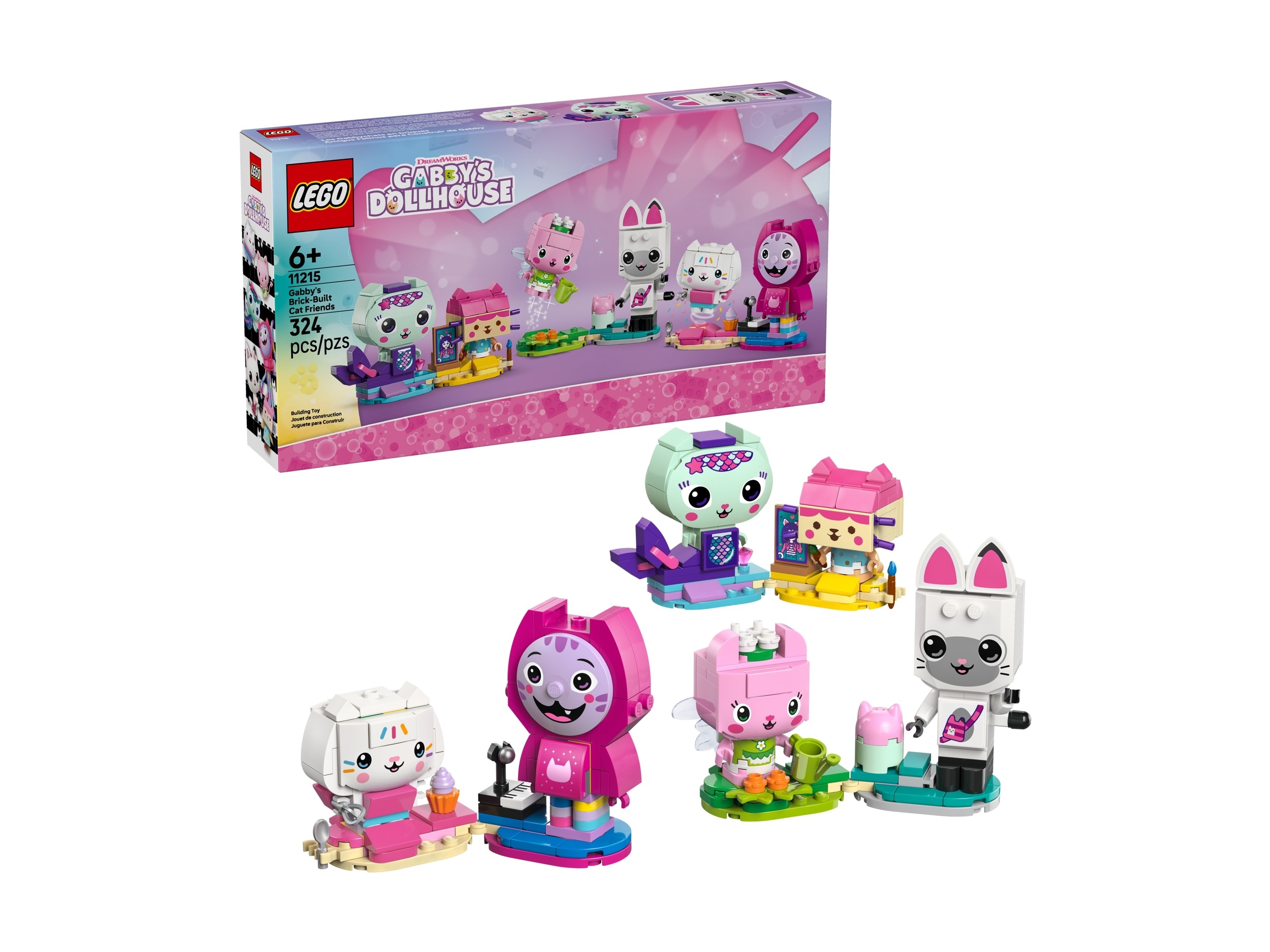 LEGO Inne - Koci przyjaciele Gabi z klocków