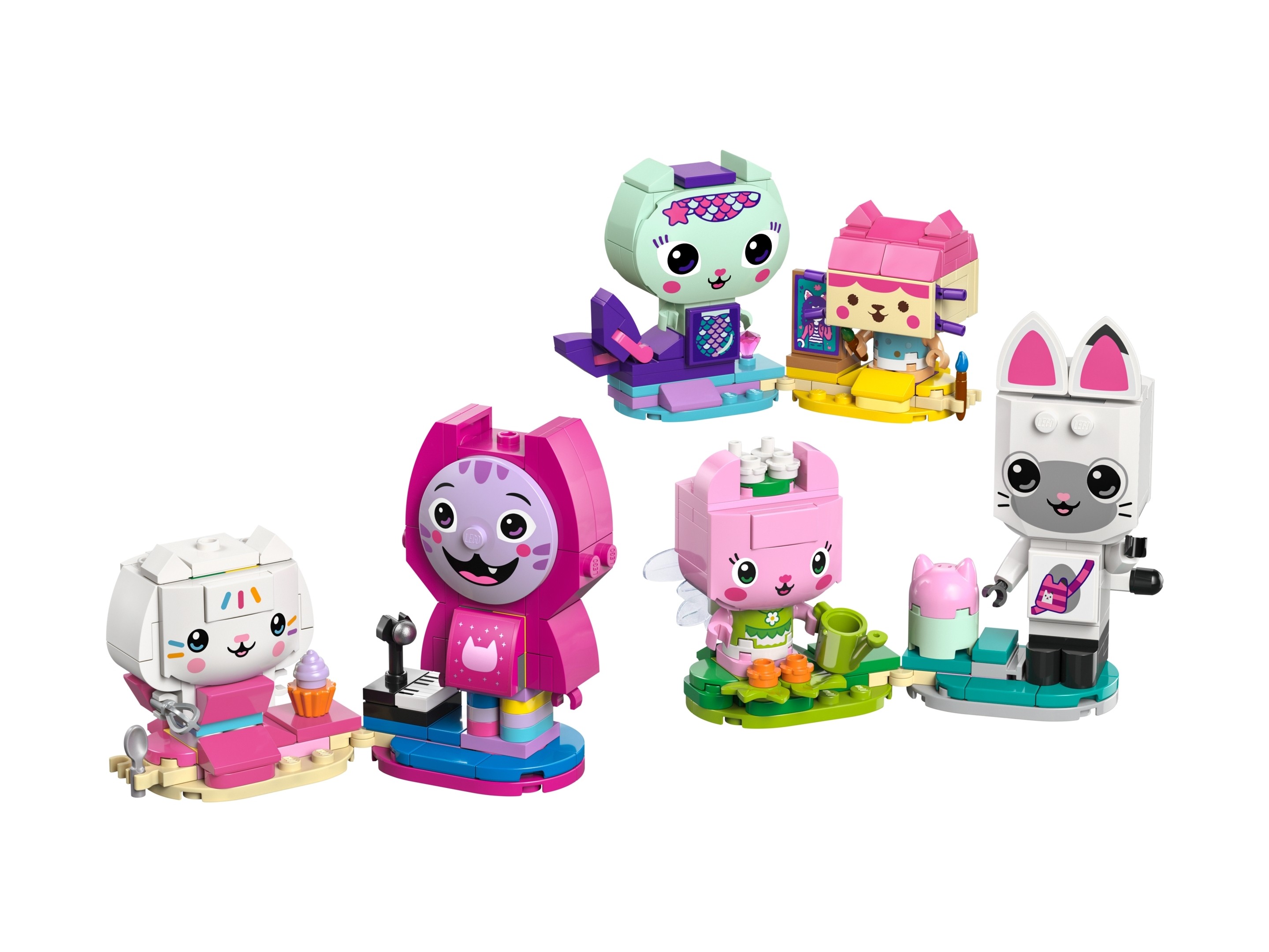 LEGO Inne - Koci przyjaciele Gabi z klocków