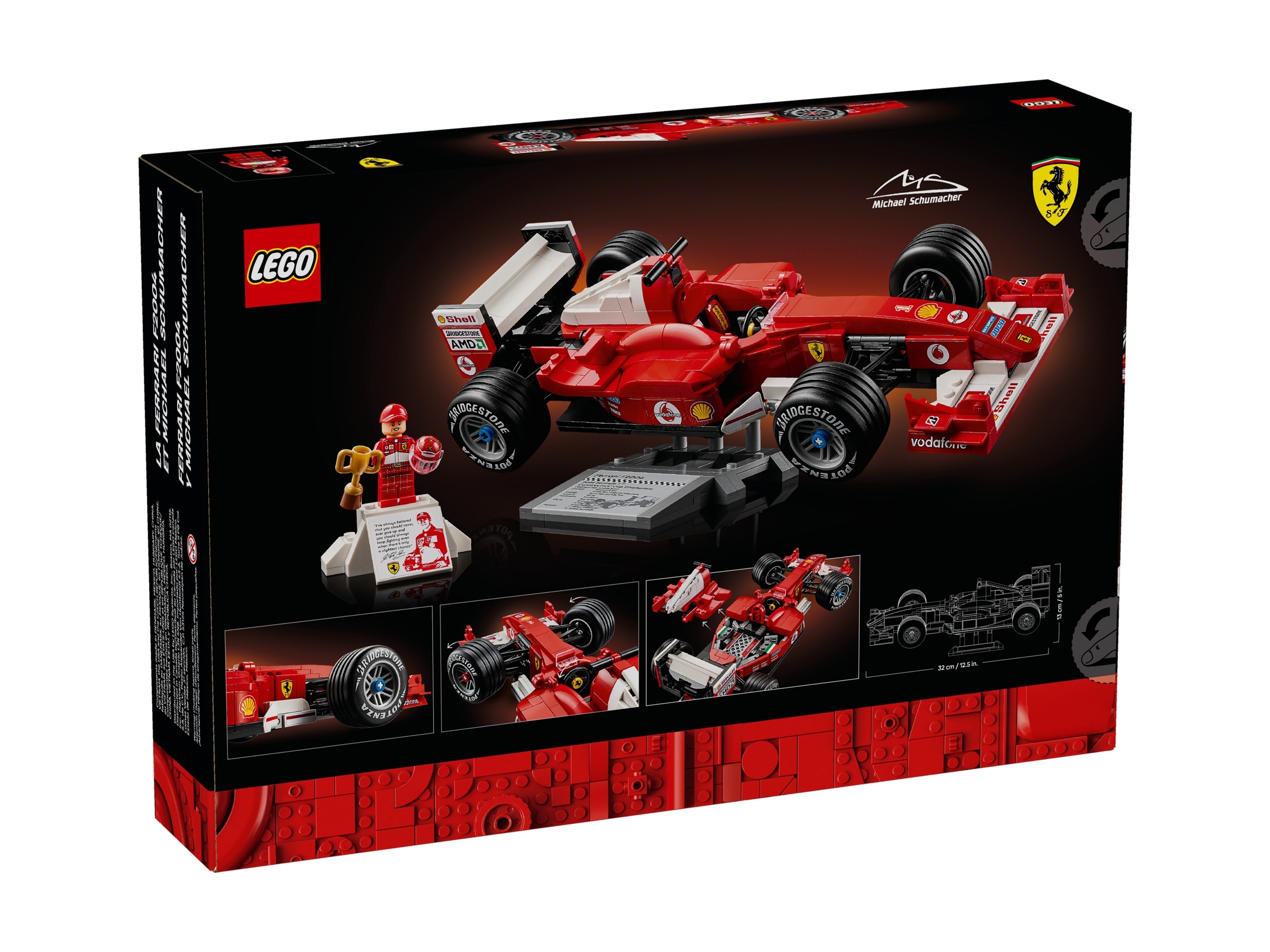 LEGO Icons - Ferrari F2004 i Michael Schumacher