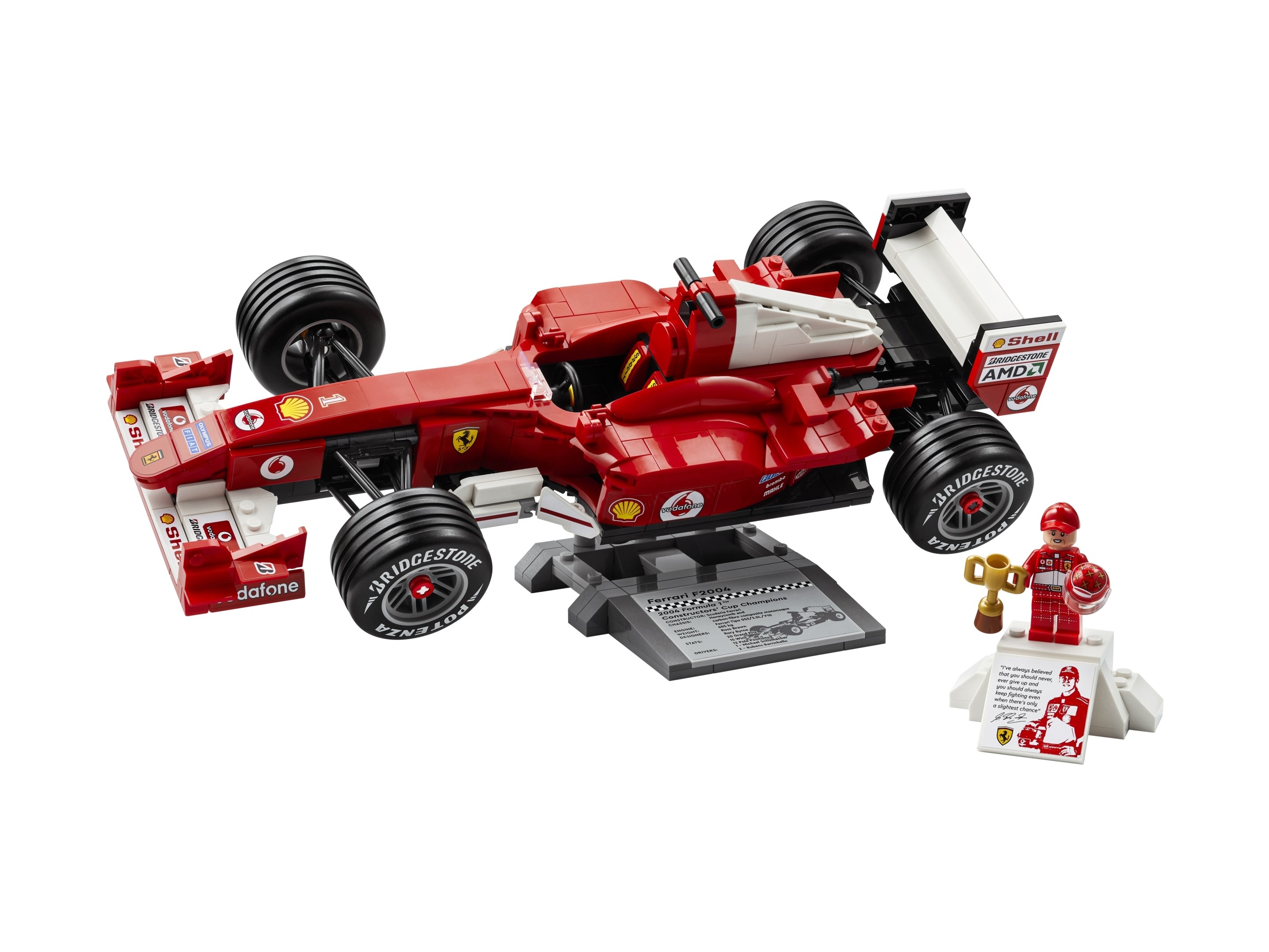 LEGO Icons - Ferrari F2004 i Michael Schumacher