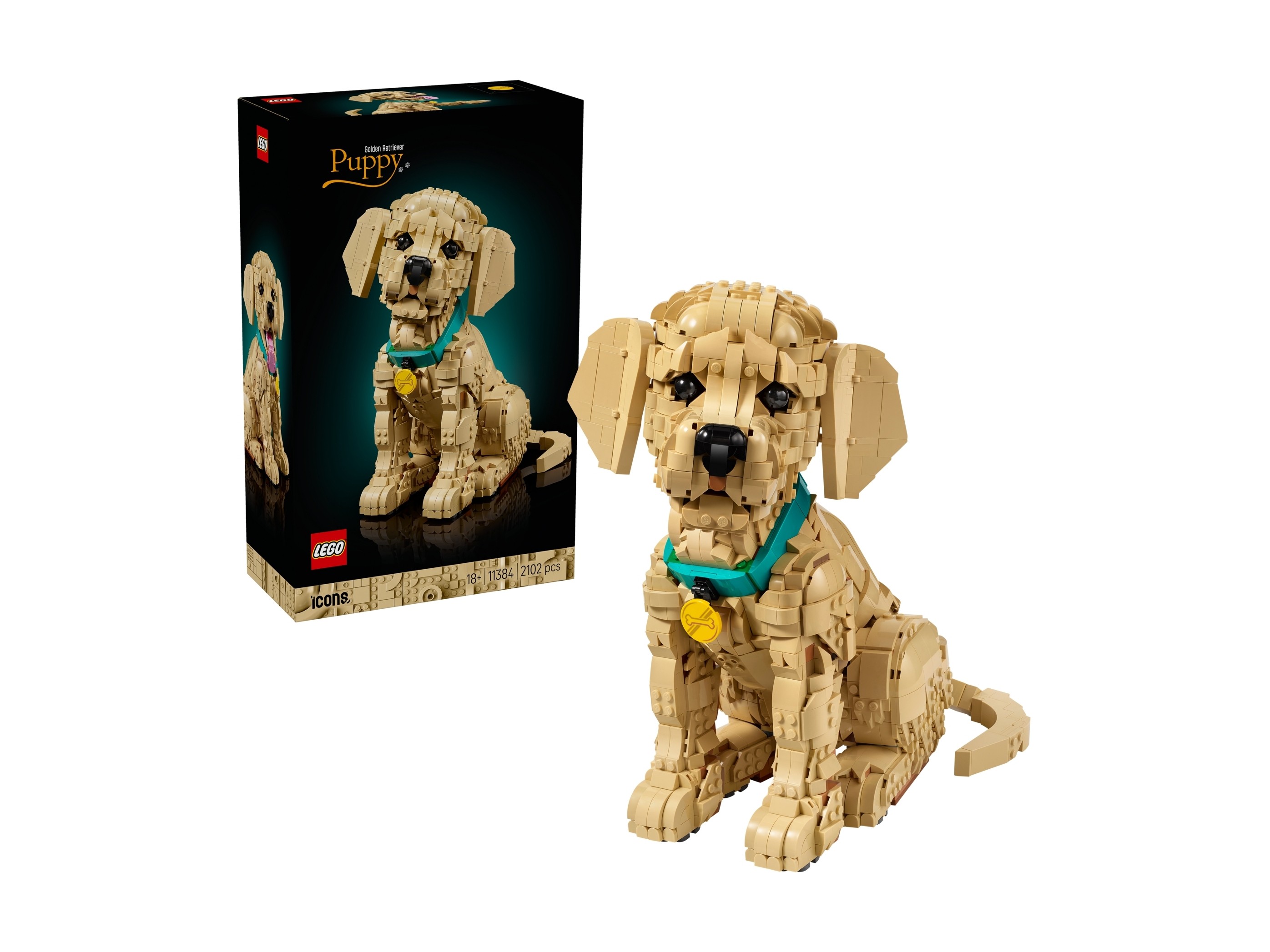 LEGO Icons - Szczeniak golden retriever