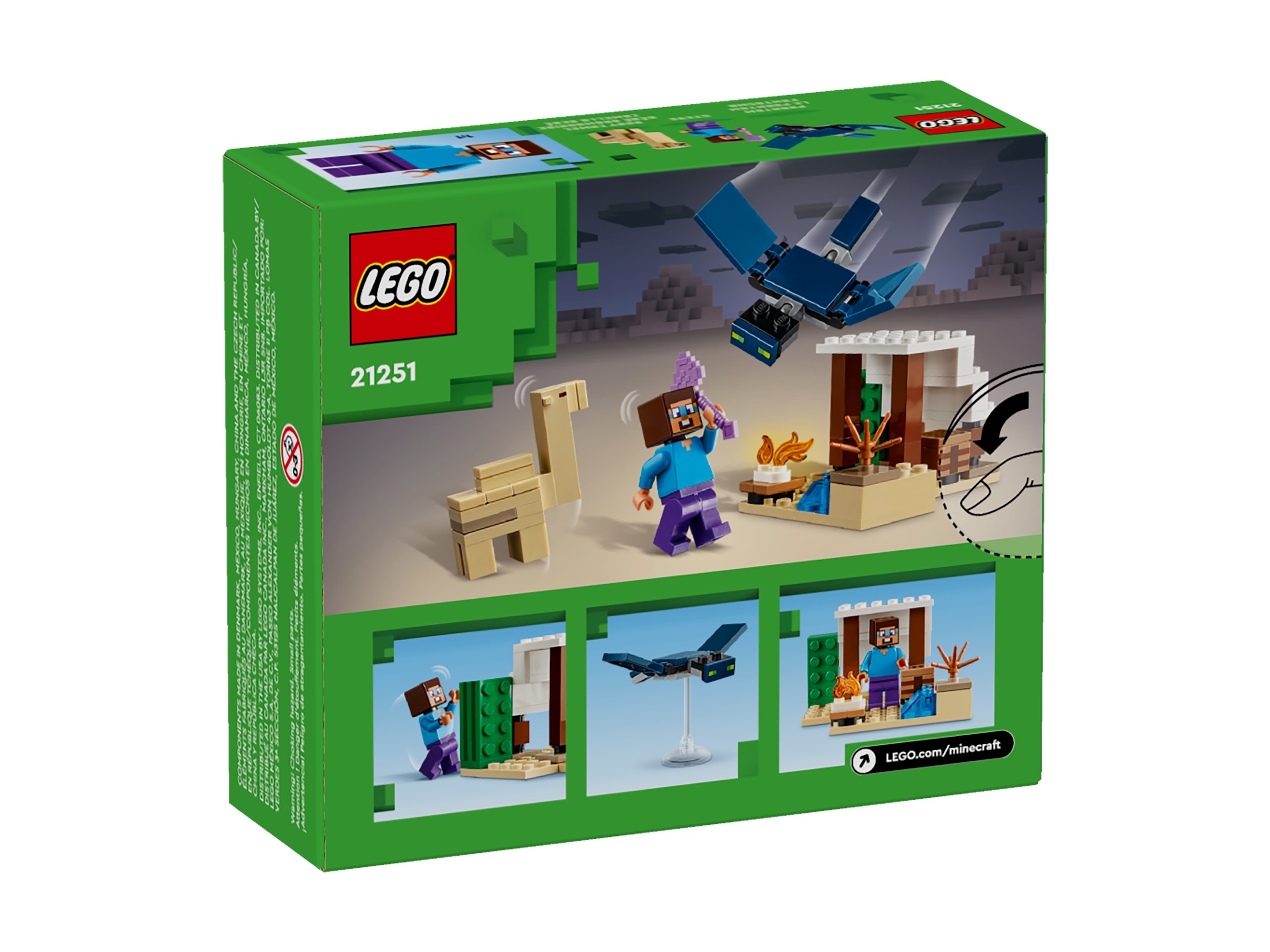 LEGO Minecraft - Pustynna wyprawa Steve’a