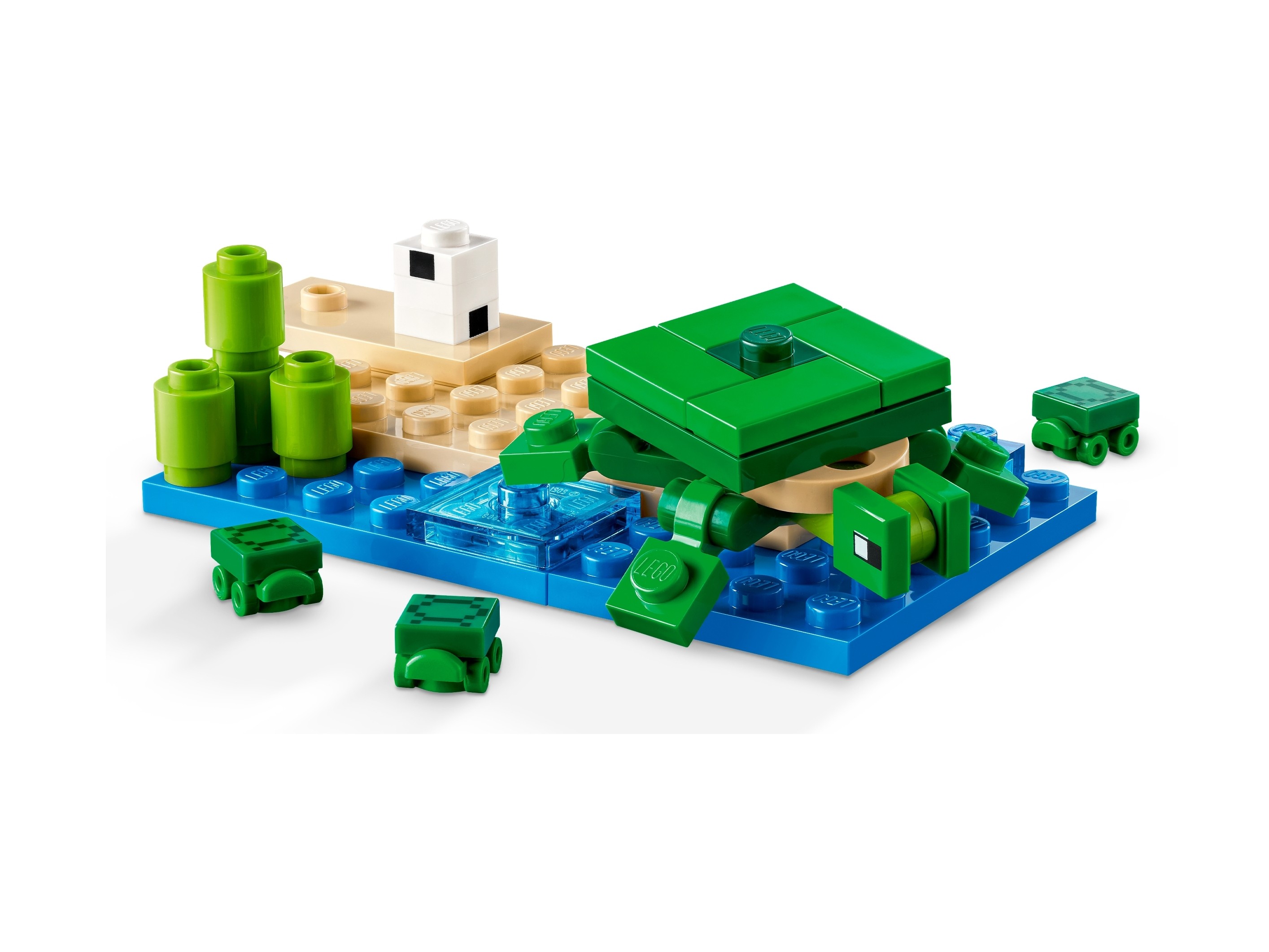 LEGO Minecraft - Domek na plaży żółwi