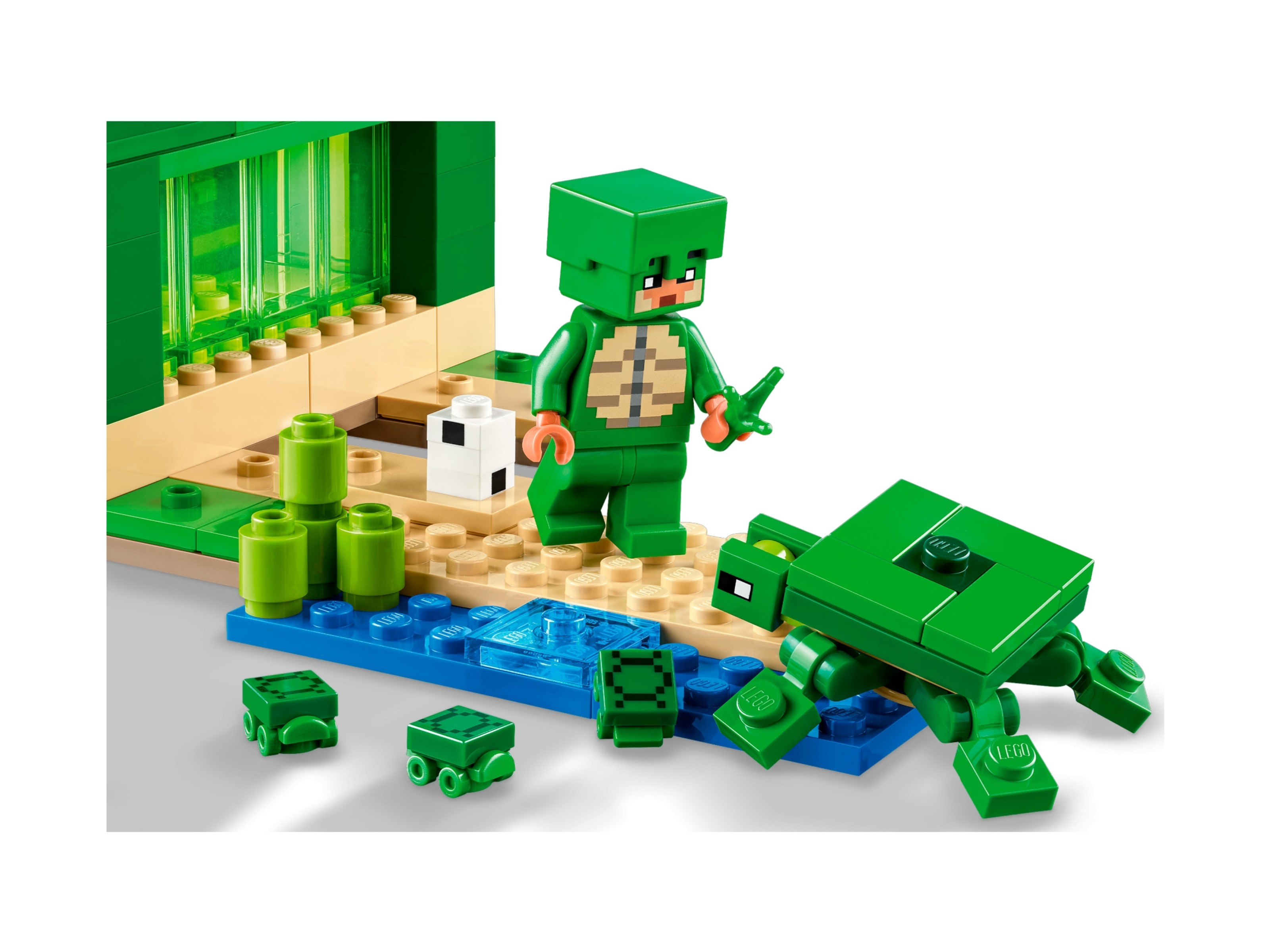 LEGO Minecraft - Domek na plaży żółwi