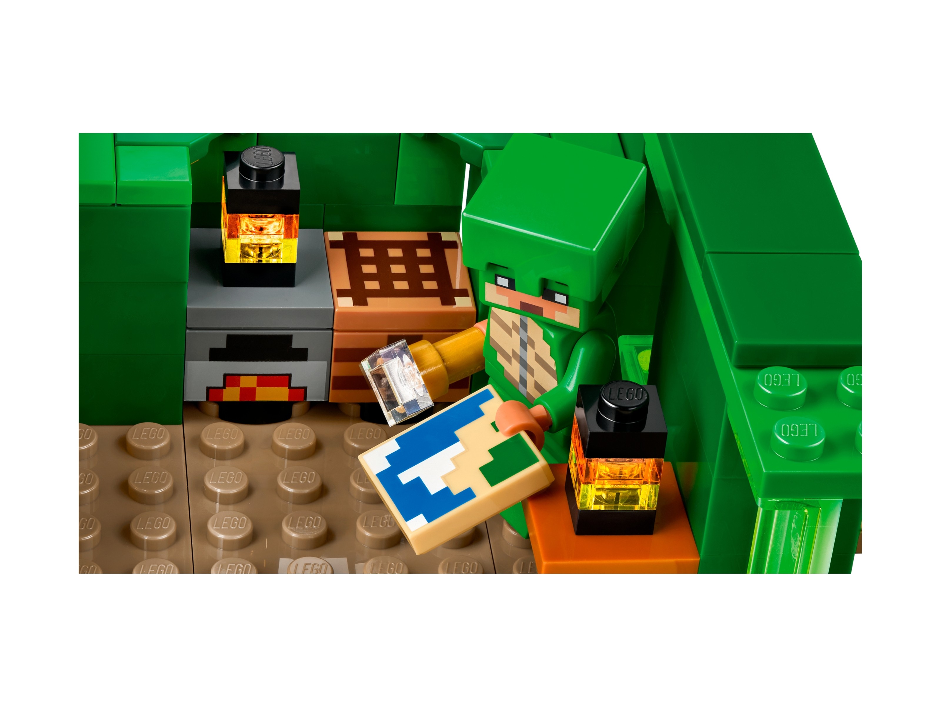 LEGO Minecraft - Domek na plaży żółwi