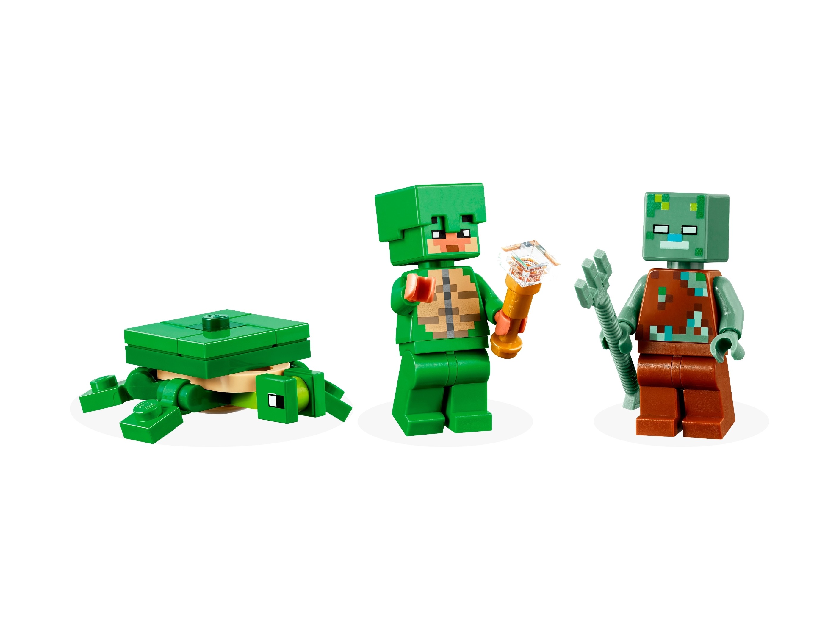 LEGO Minecraft - Domek na plaży żółwi