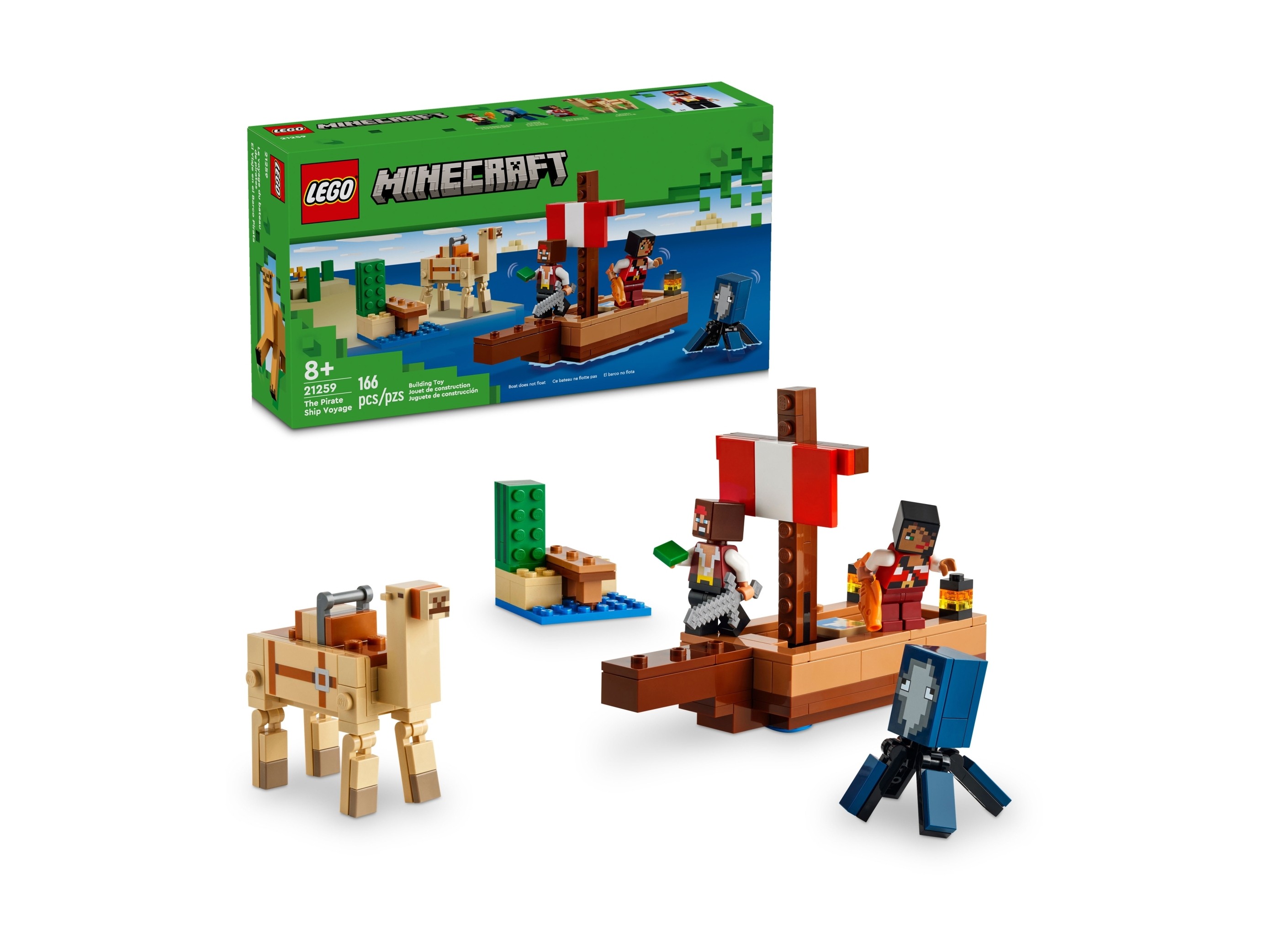 LEGO Minecraft - Rejs statkiem pirackim