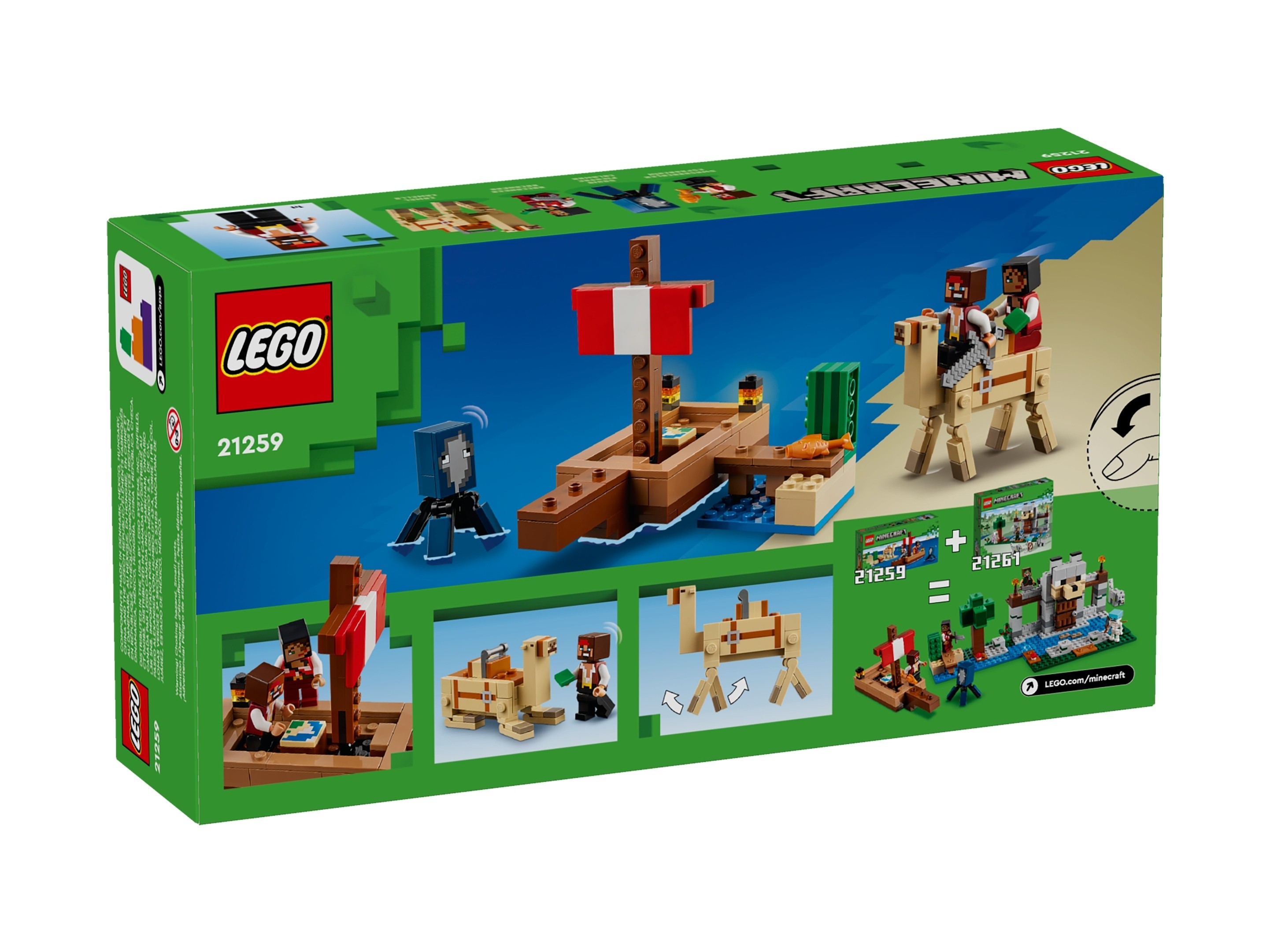 LEGO Minecraft - Rejs statkiem pirackim