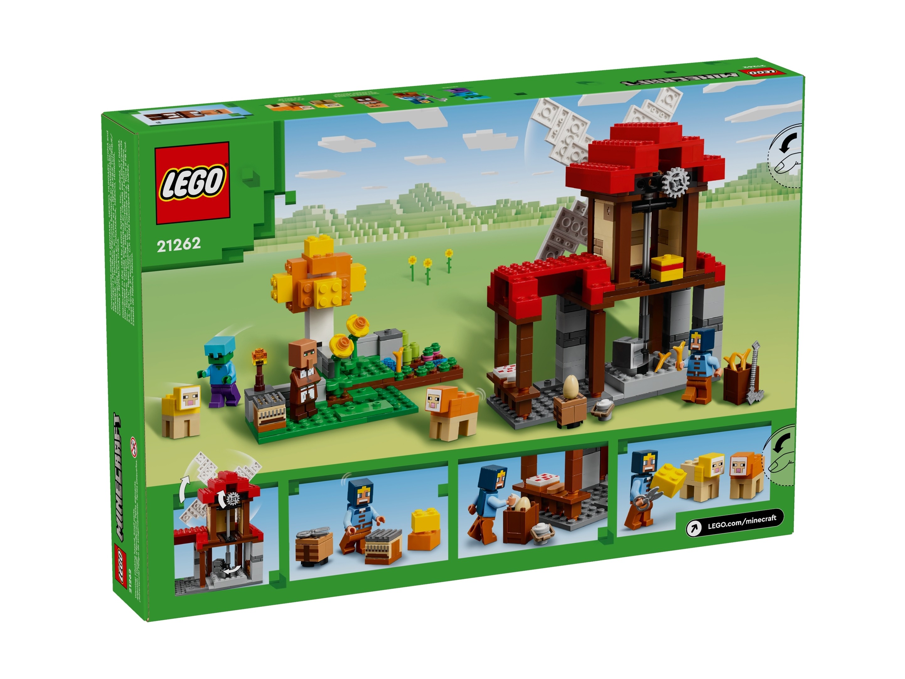 LEGO Minecraft - Farma z wiatrakiem
