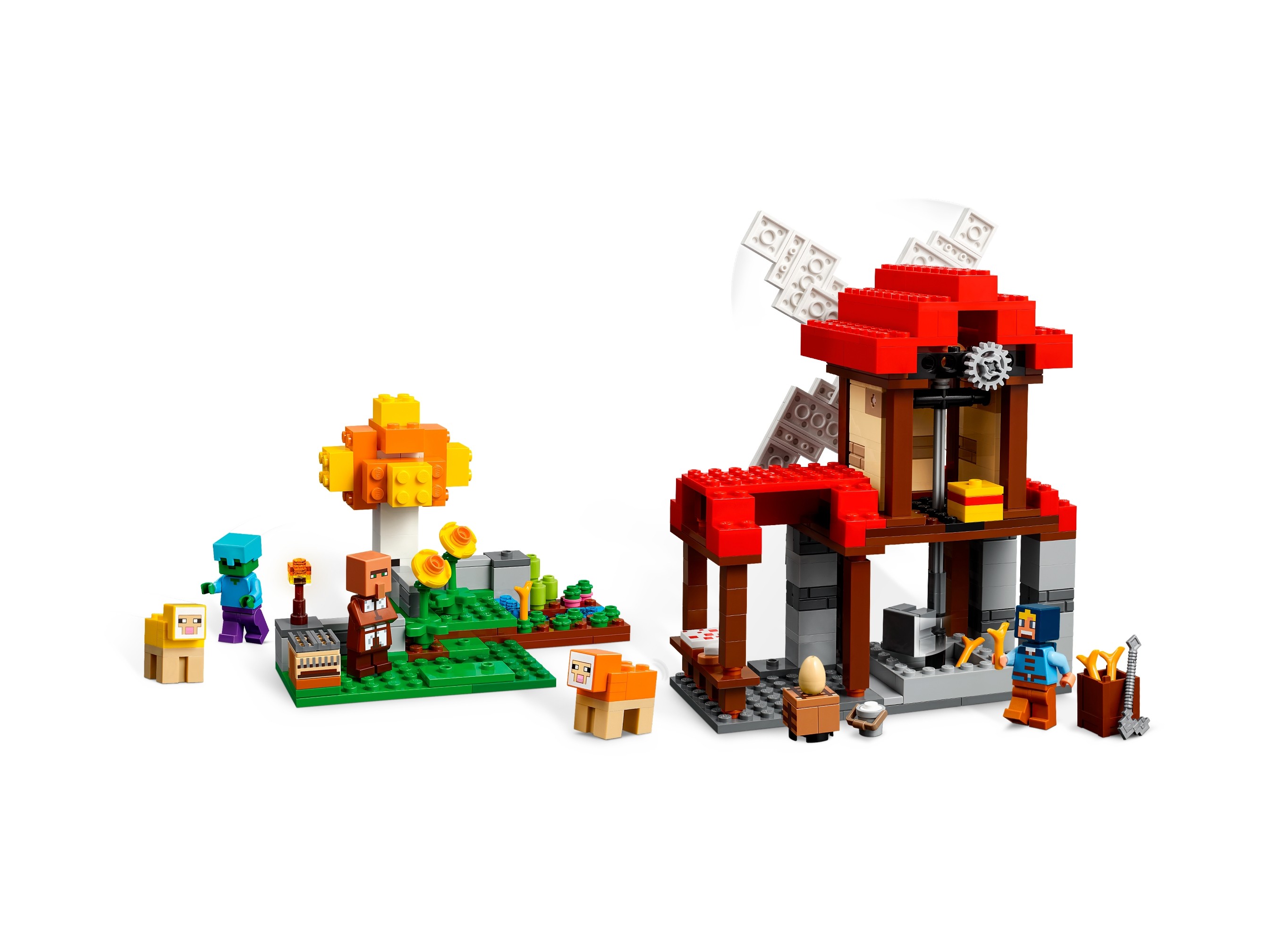 LEGO Minecraft - Farma z wiatrakiem