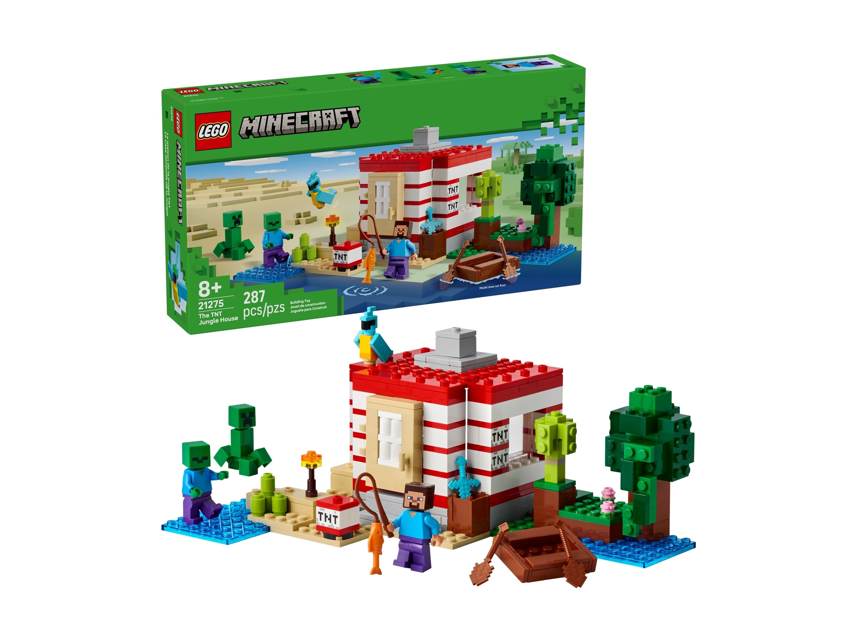 LEGO Minecraft - Dom TNT w dżungli