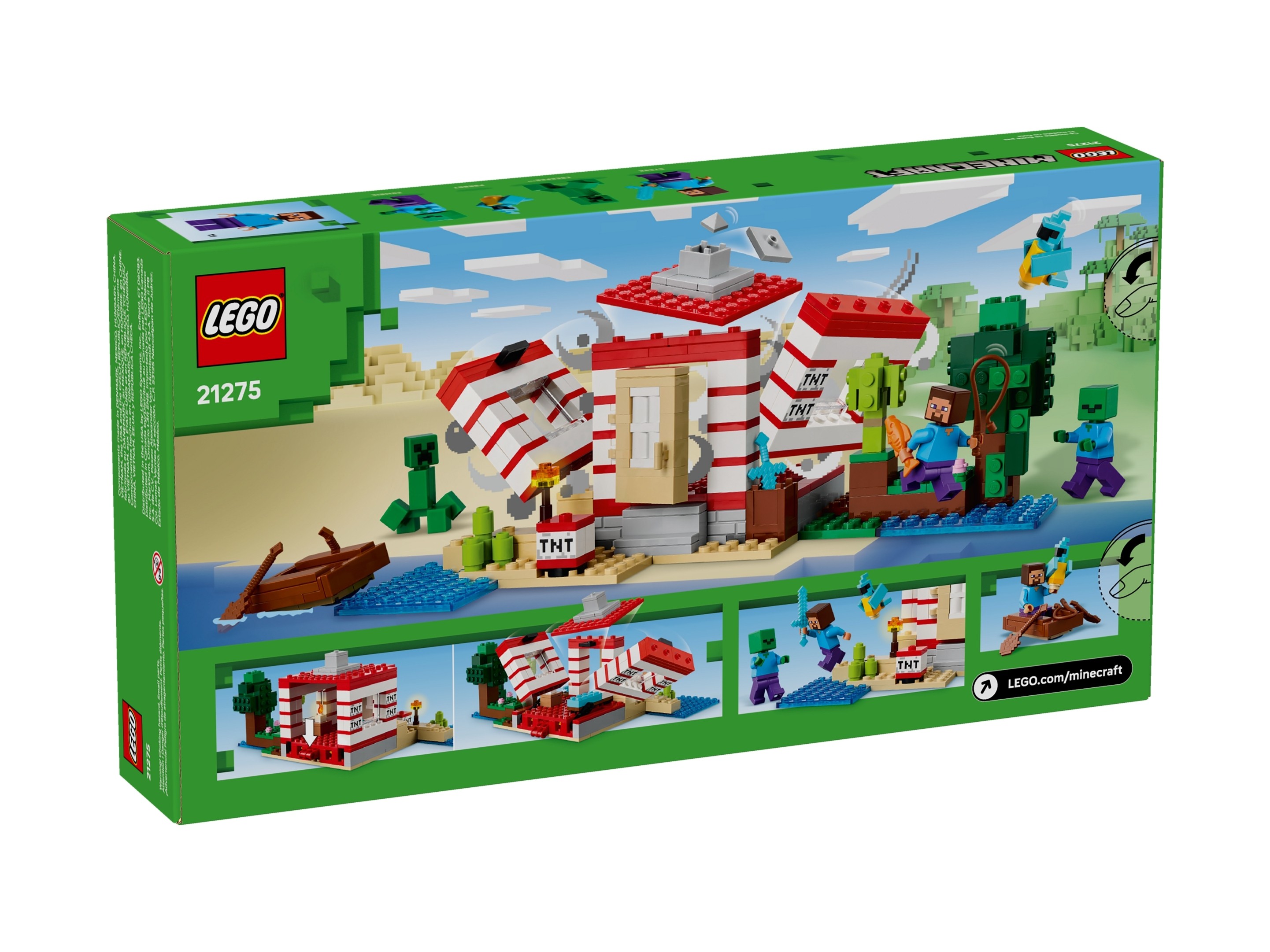 LEGO Minecraft - Dom TNT w dżungli