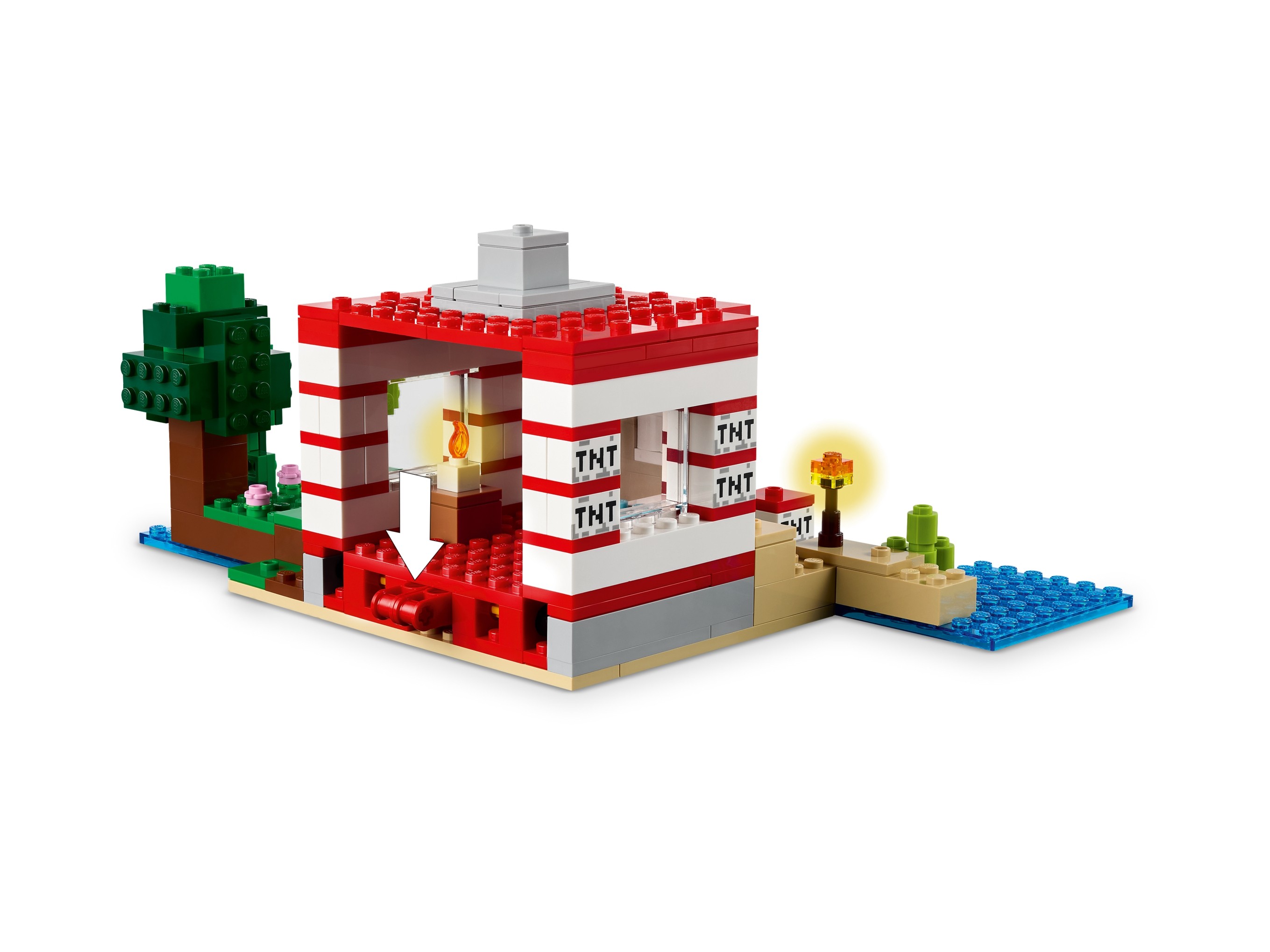 LEGO Minecraft - Dom TNT w dżungli