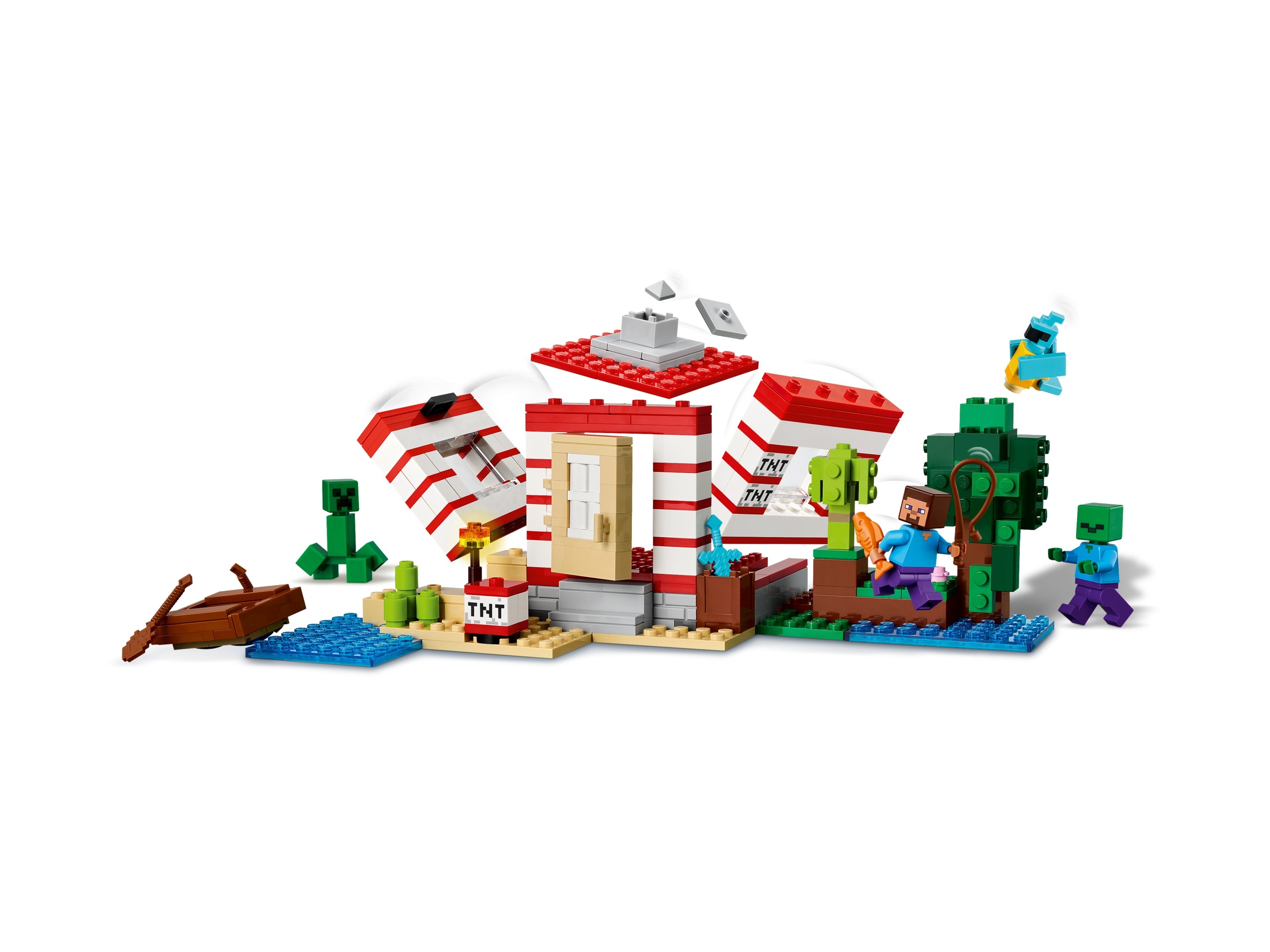 LEGO Minecraft - Dom TNT w dżungli