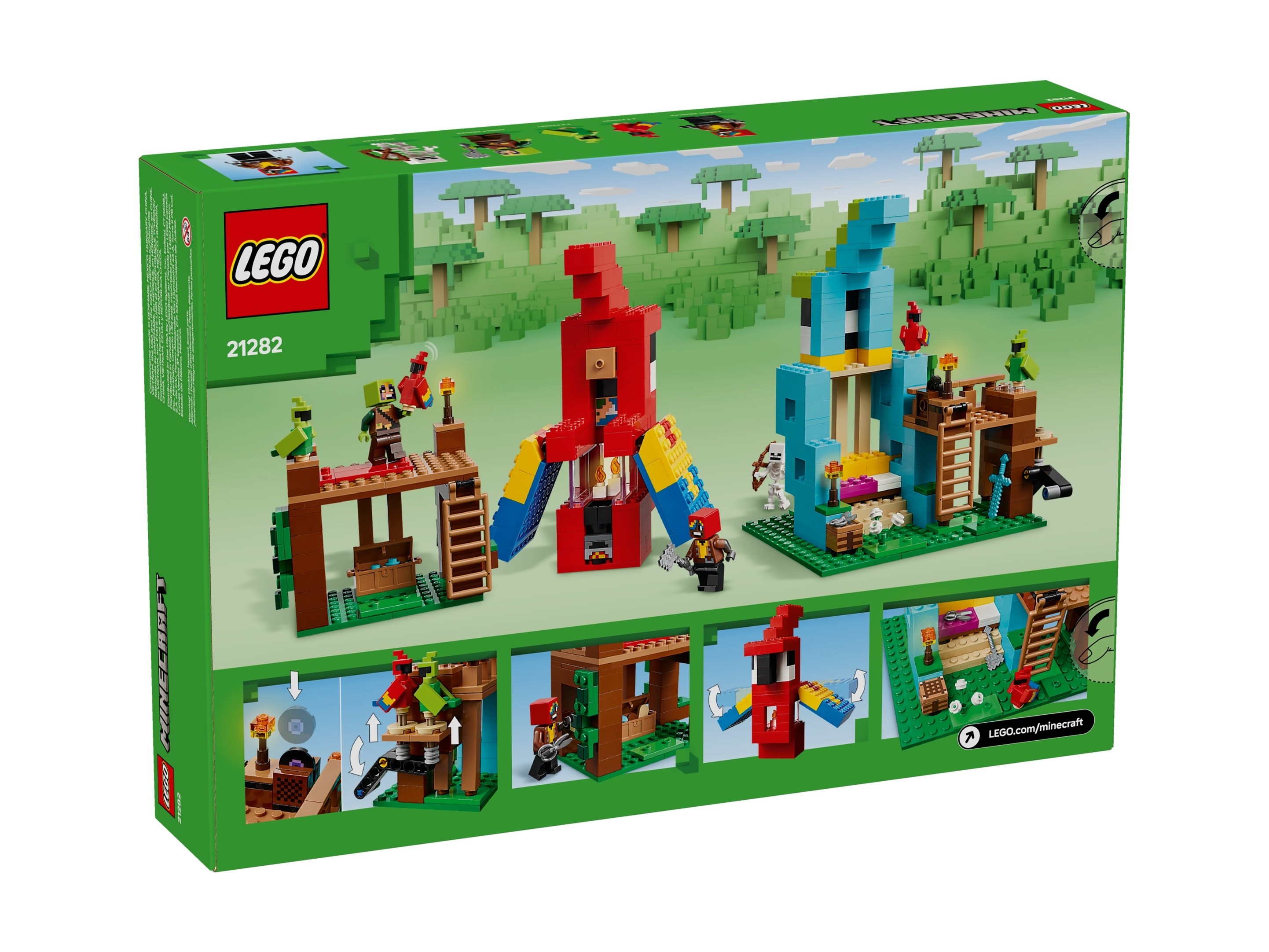 LEGO Minecraft - Papugowe domki