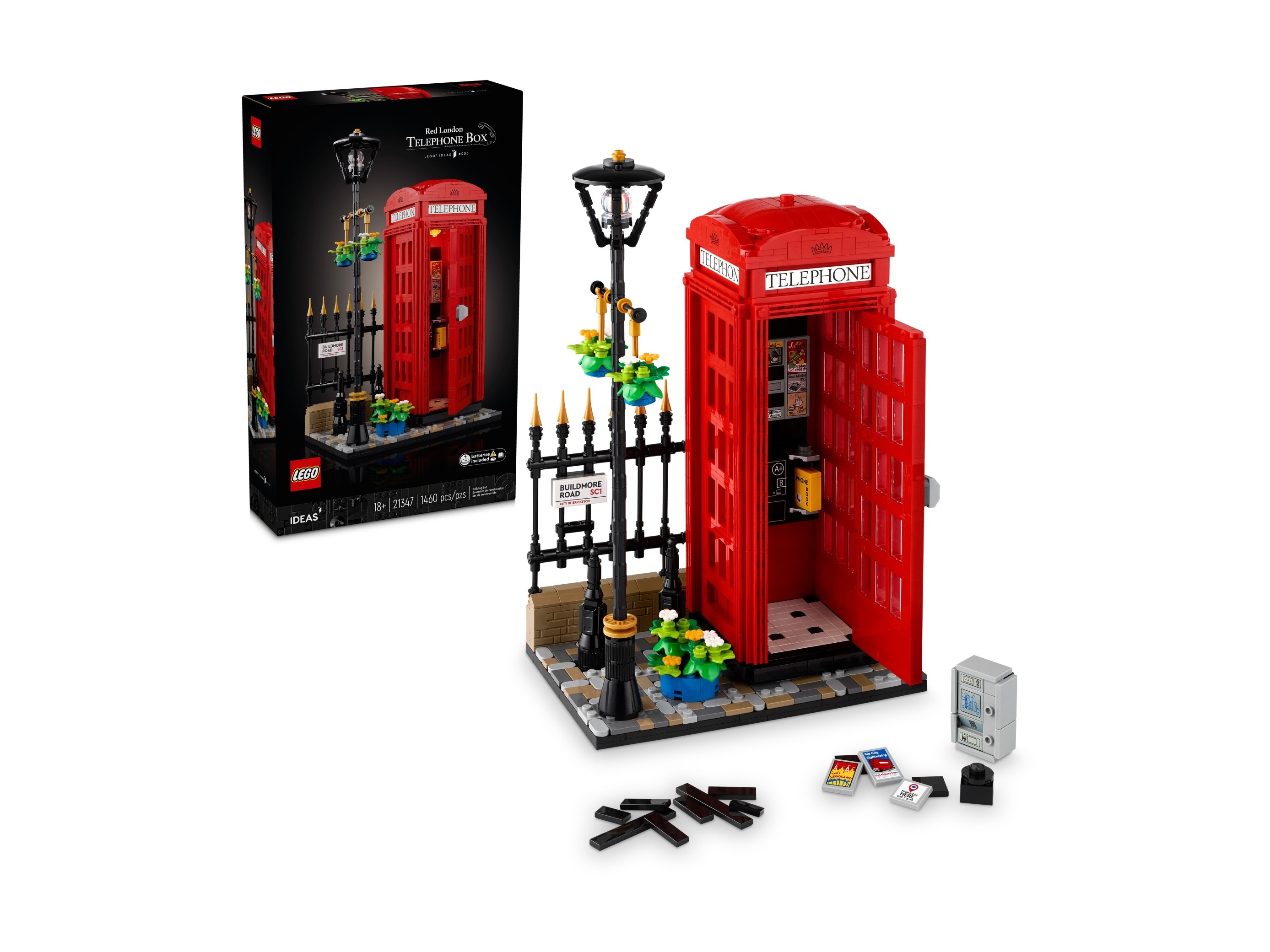 LEGO Ideas - Czerwona londyńska budka telefonicznaNa ulicach już od 100 latNa ulicach już od 100 lat
