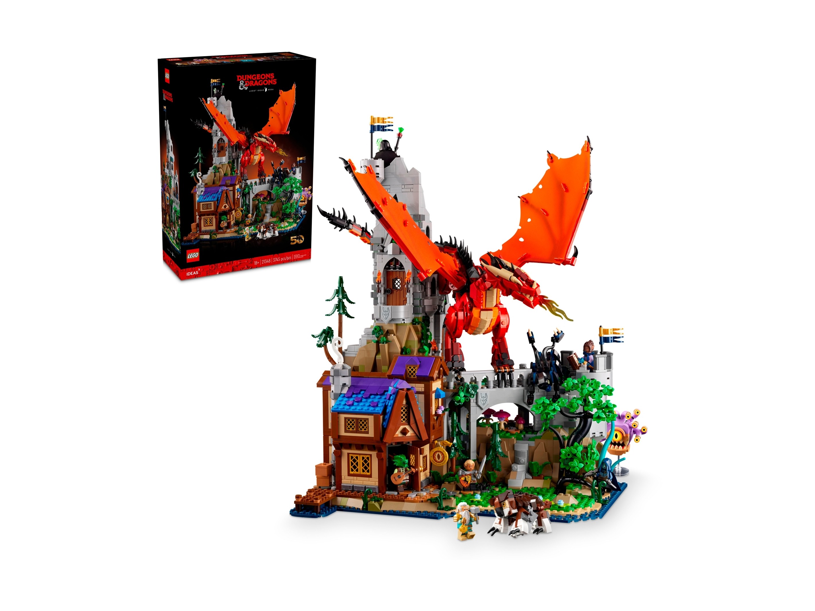 LEGO Ideas - Dungeons & Dragons: Opowieść czerwonego smoka