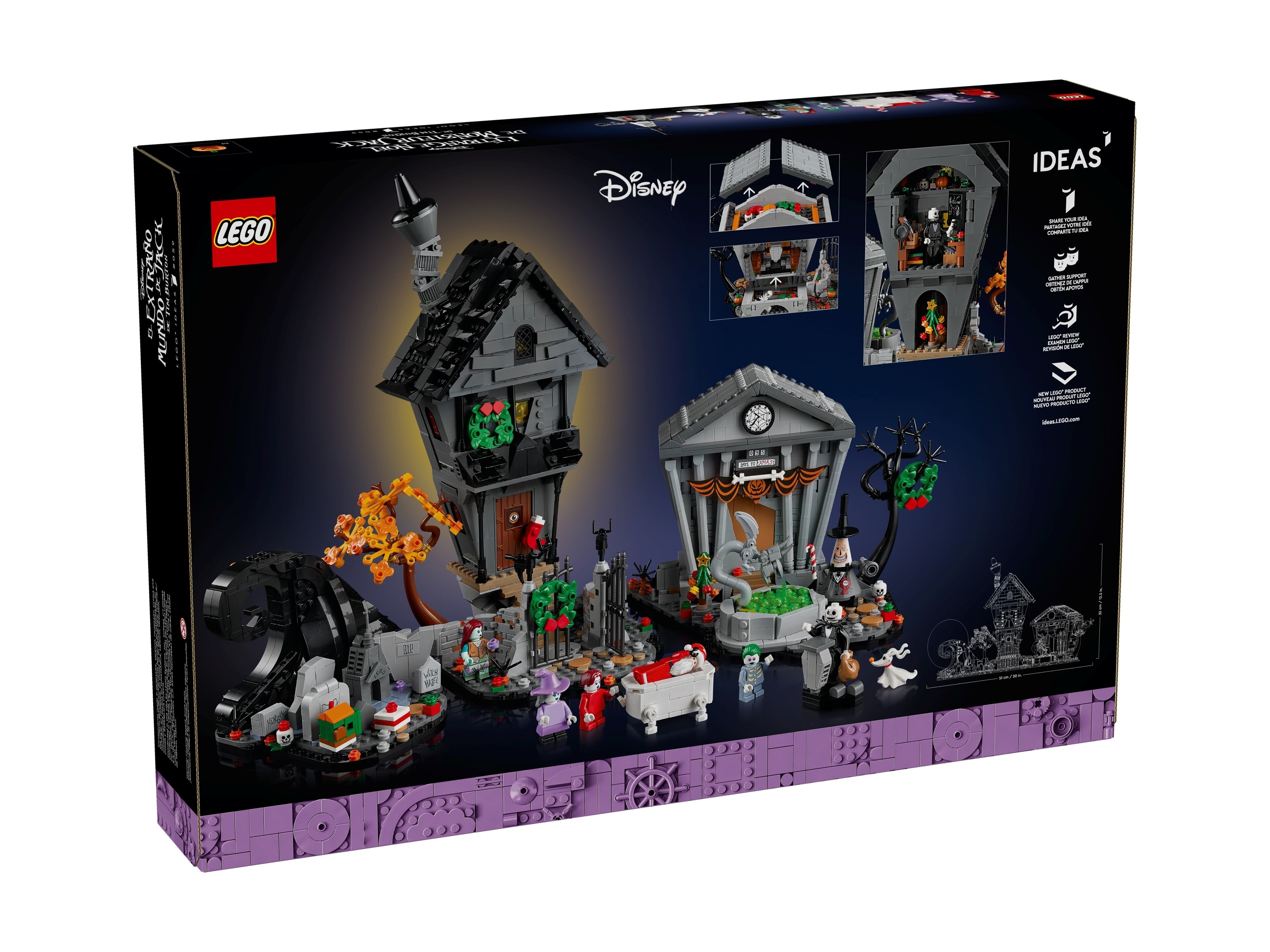 LEGO Ideas - Disney: Miasteczko Halloween Tima Burtona