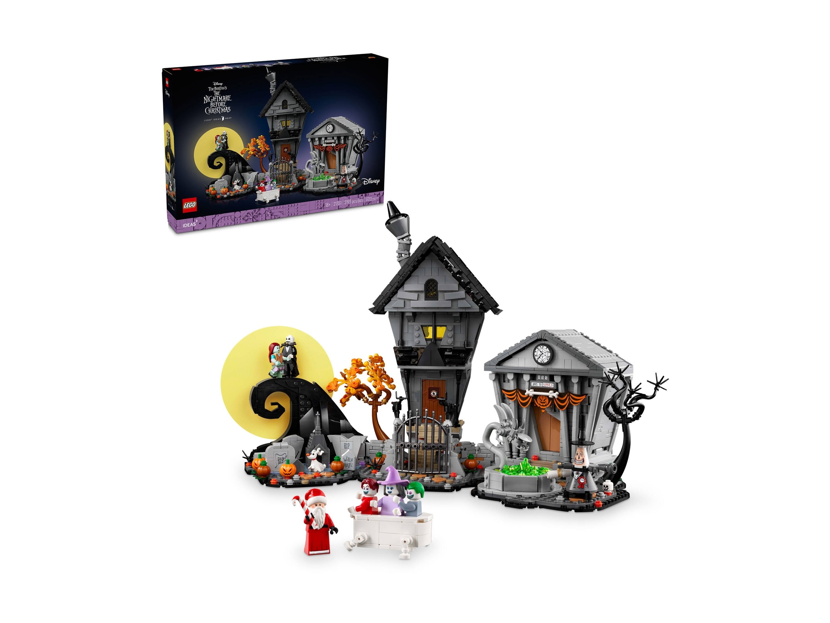 LEGO Ideas - Disney: Miasteczko Halloween Tima Burtona