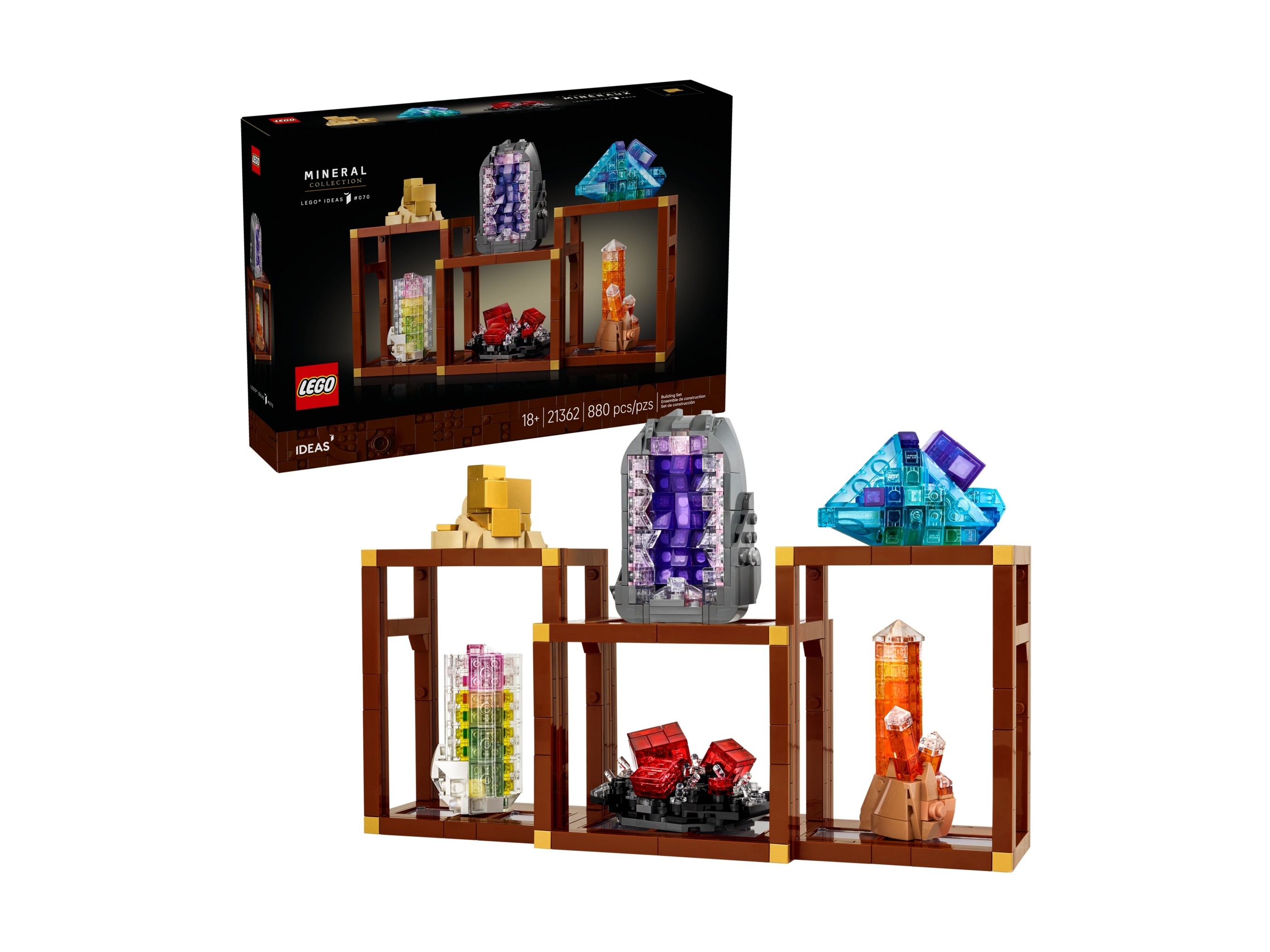 LEGO Ideas - Kolekcja minerałów