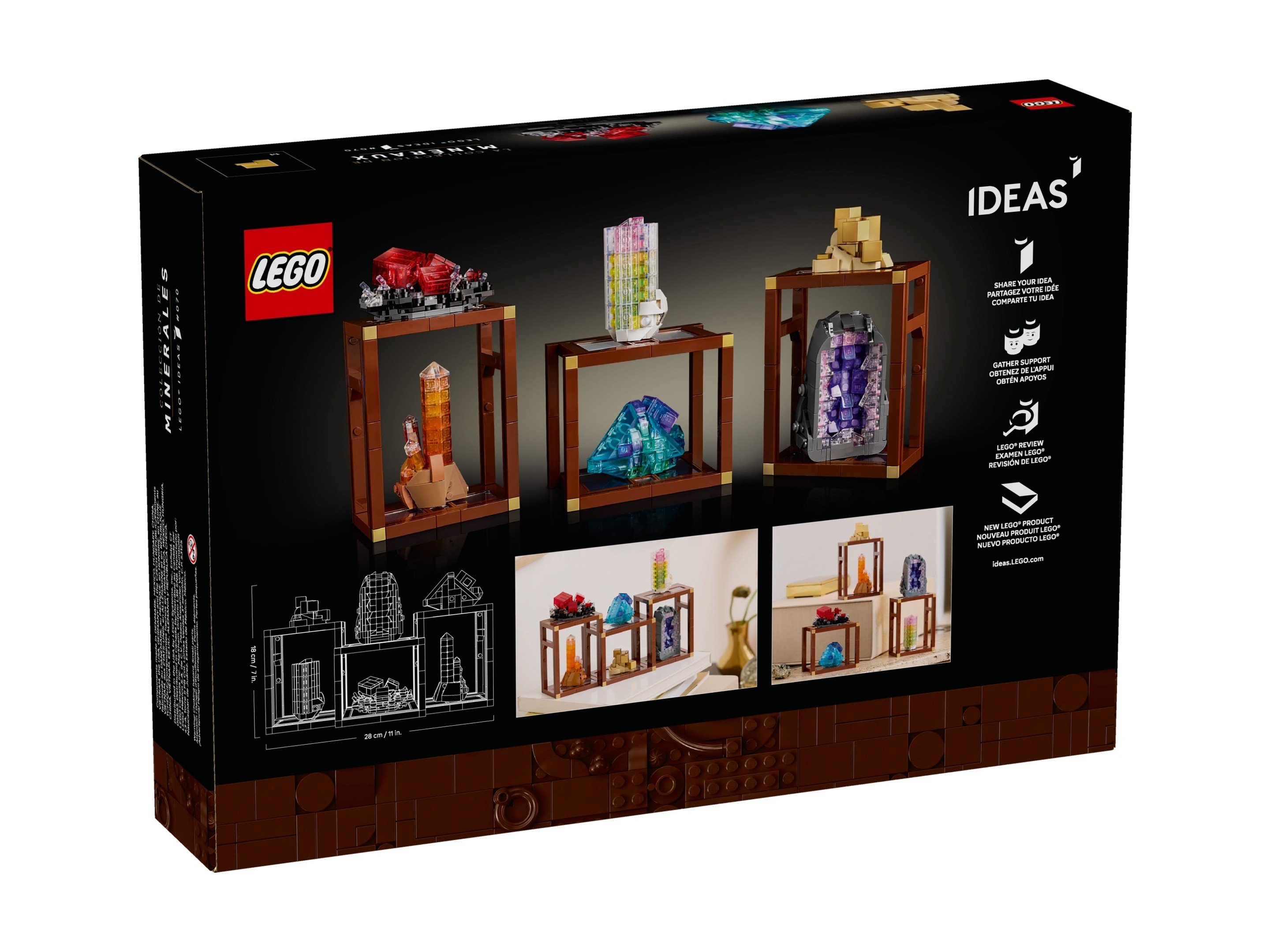LEGO Ideas - Kolekcja minerałów